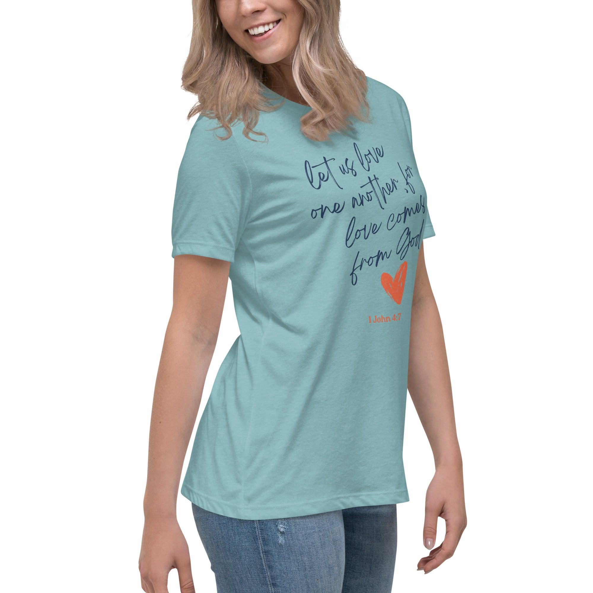 Love One Another, Women's T-Shirt - Lamb’s Love