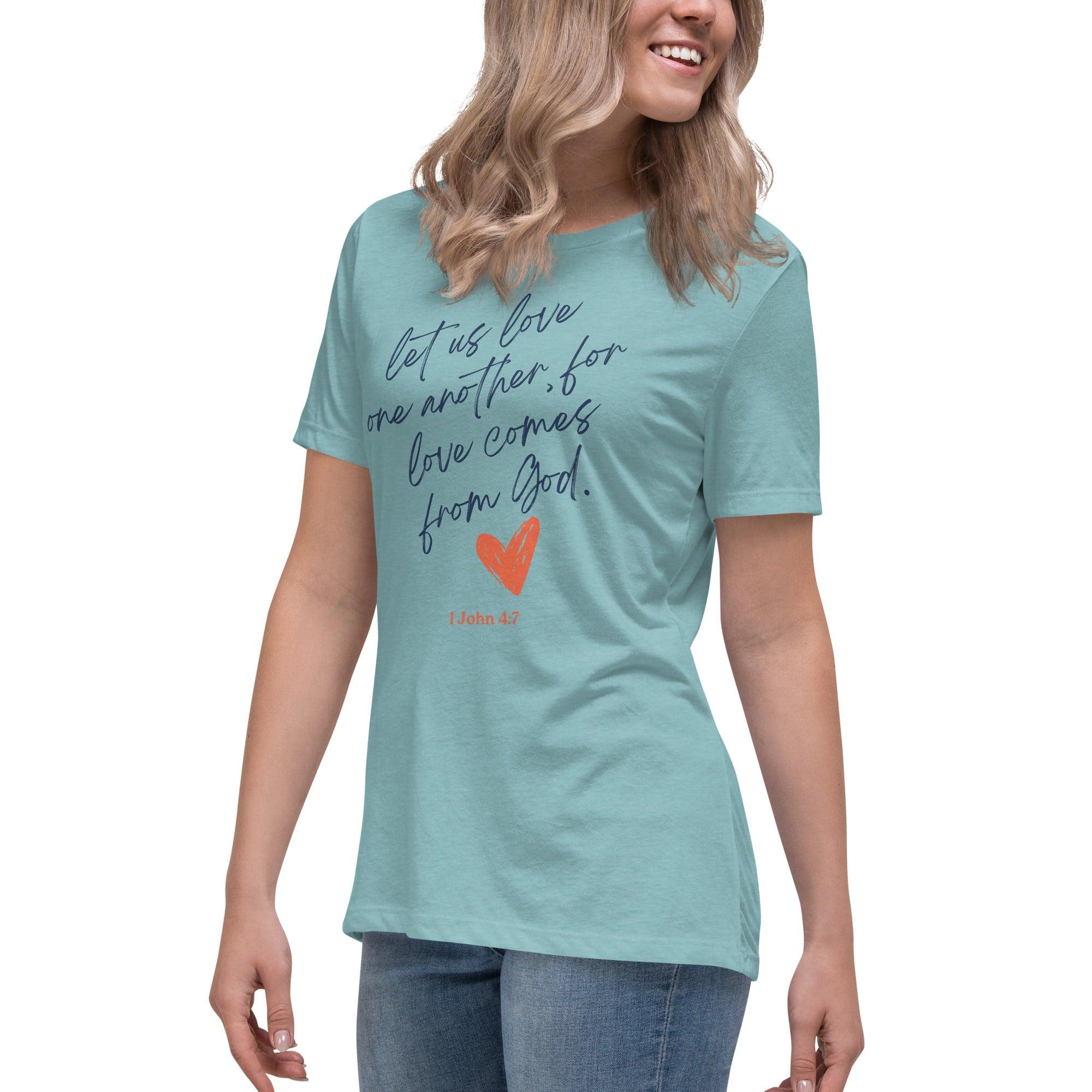 Love One Another, Women's T-Shirt - Lamb’s Love