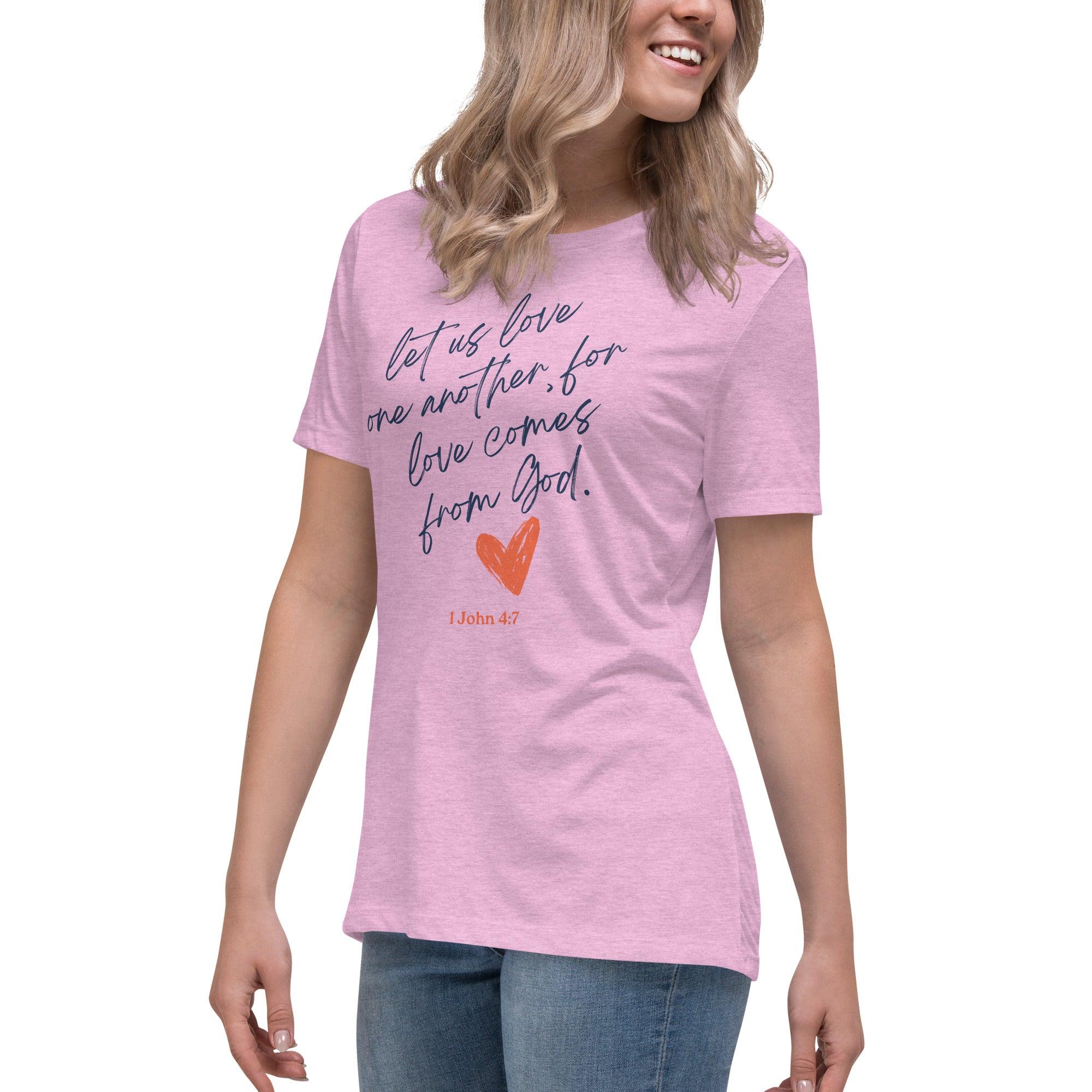 Love One Another, Women's T-Shirt - Lamb’s Love