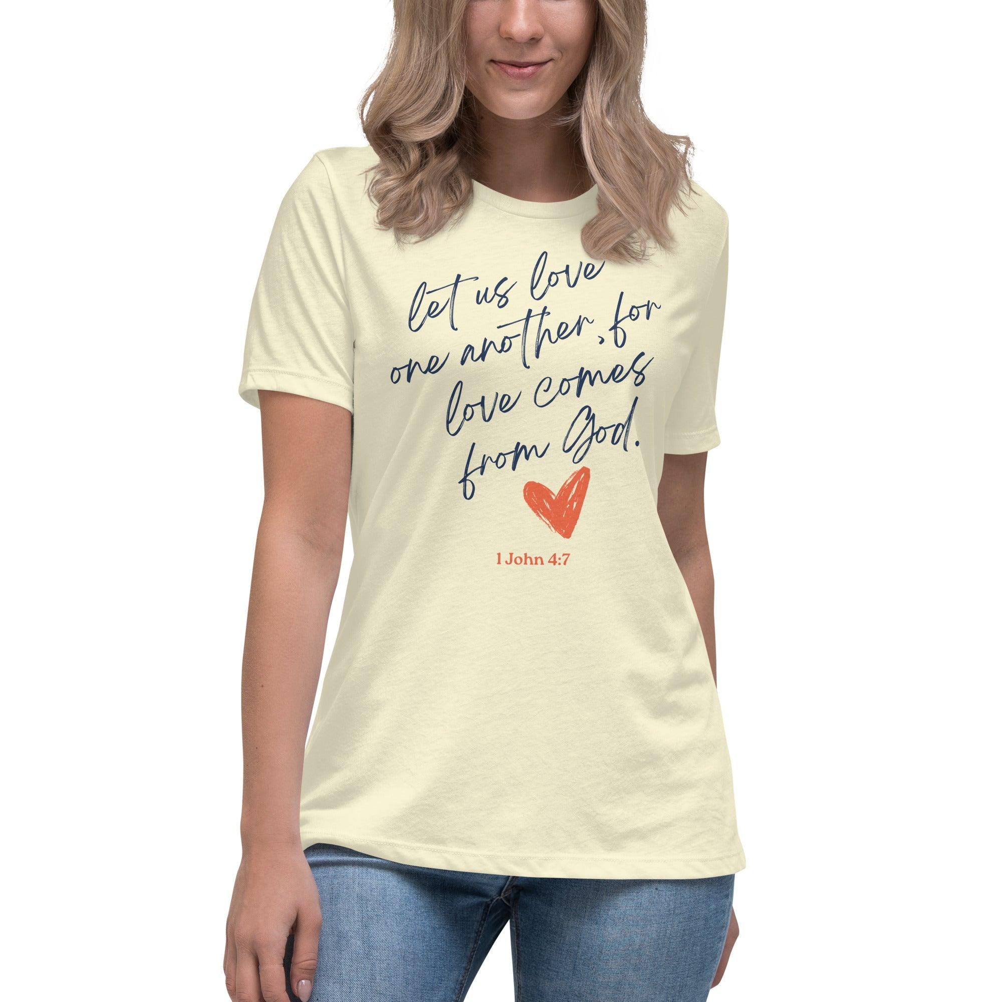 Love One Another, Women's T-Shirt - Lamb’s Love