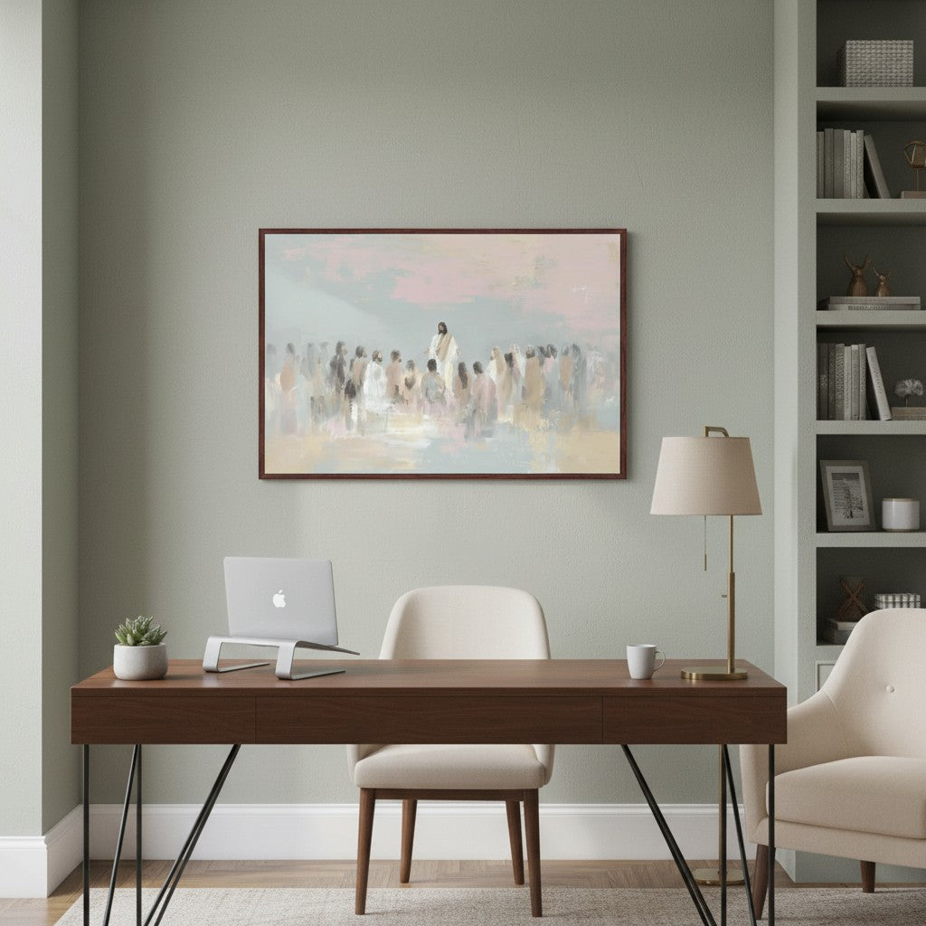 Jesus Teaching the People, Christian Wall Art