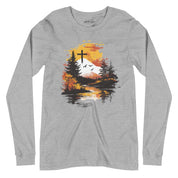 Mountain Cross, Men's Long Sleeve Tee - Lamb’s Love