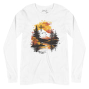 Mountain Cross, Men's Long Sleeve Tee - Lamb’s Love