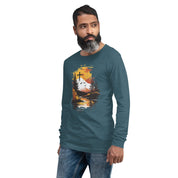 Mountain Cross, Men's Long Sleeve Tee - Lamb’s Love