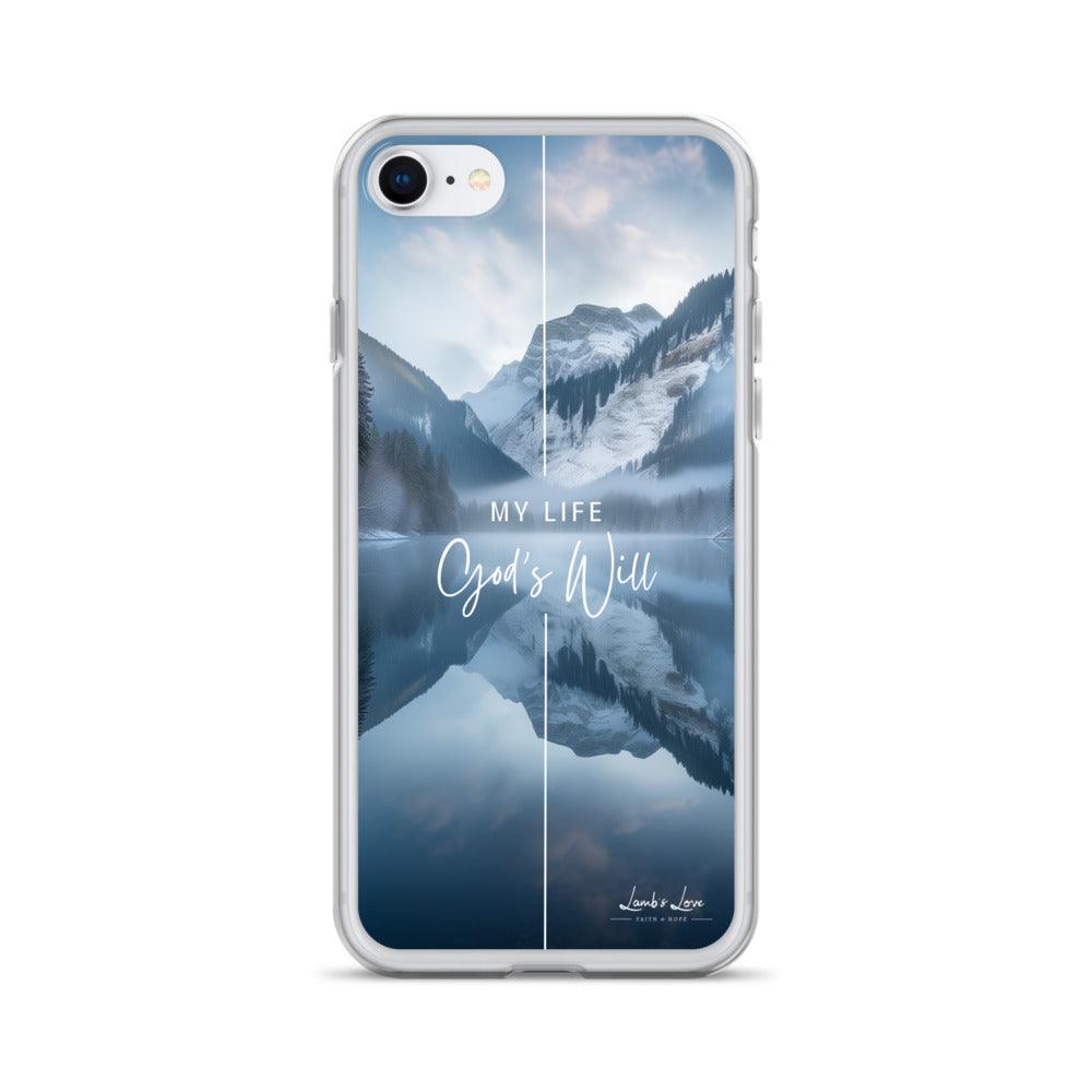 My Life for God's Will, Clear-edge Case for iPhone - Lamb’s Love