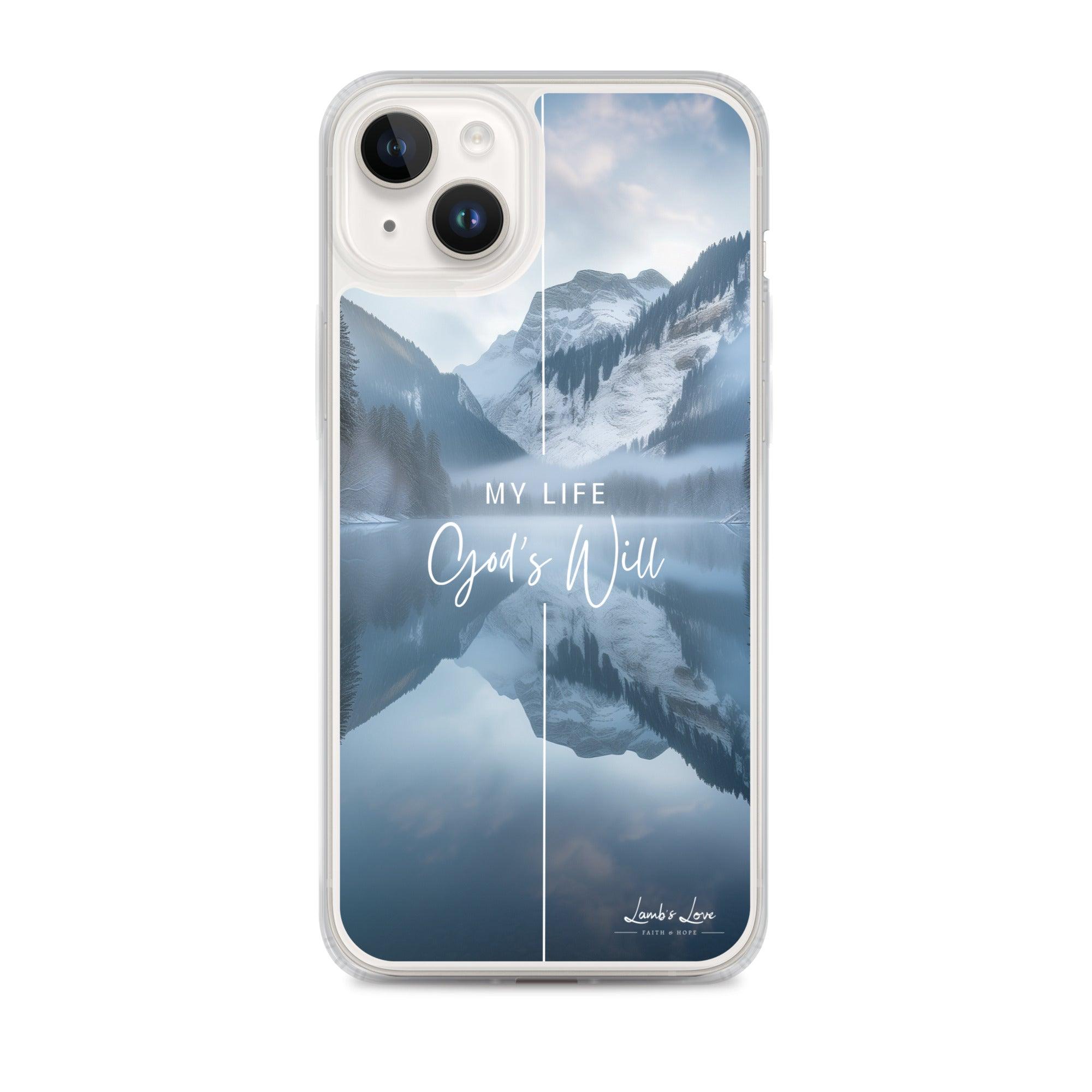 My Life for God's Will, Clear-edge Case for iPhone - Lamb’s Love