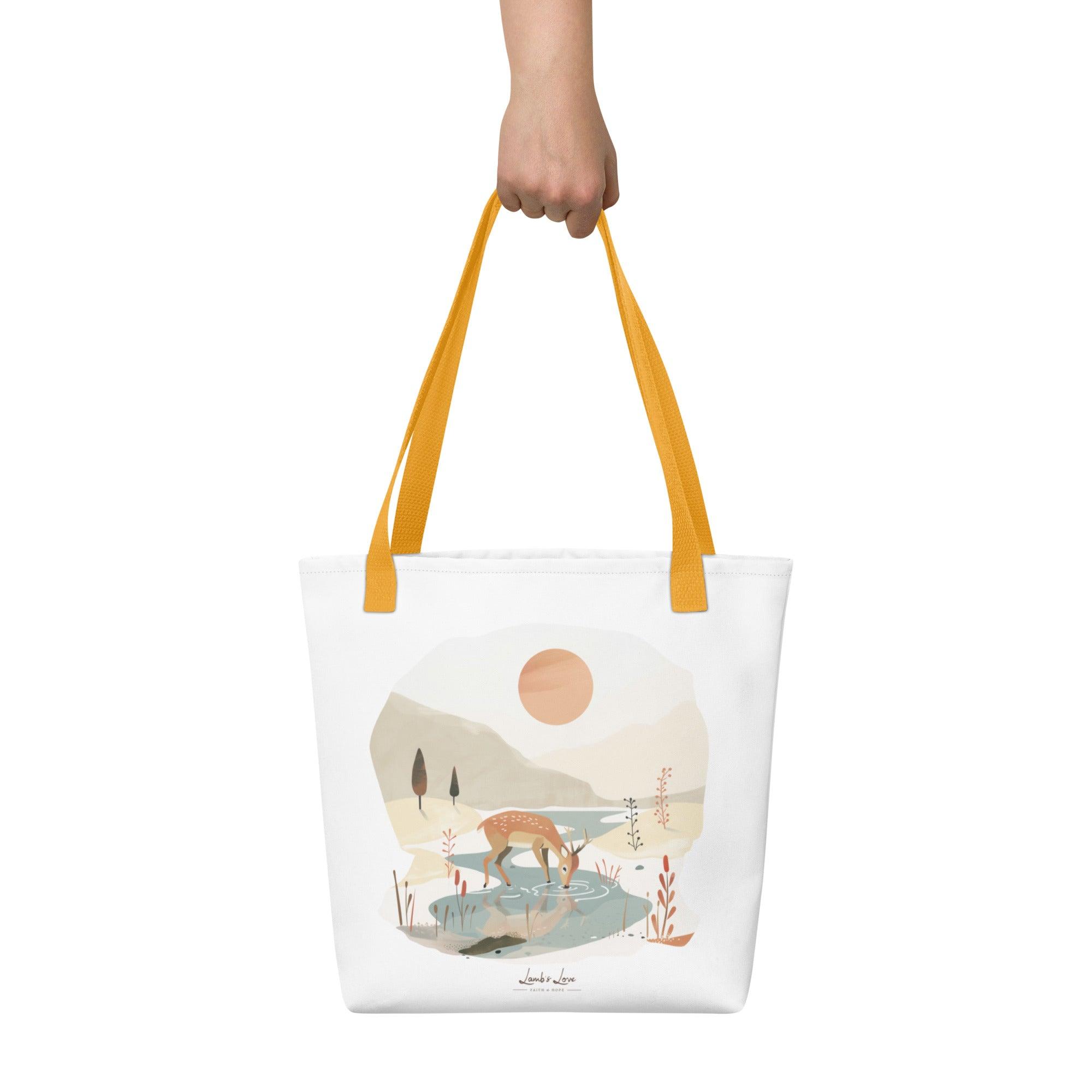 My Soul Pants for You, Tote Bag - Lamb’s Love