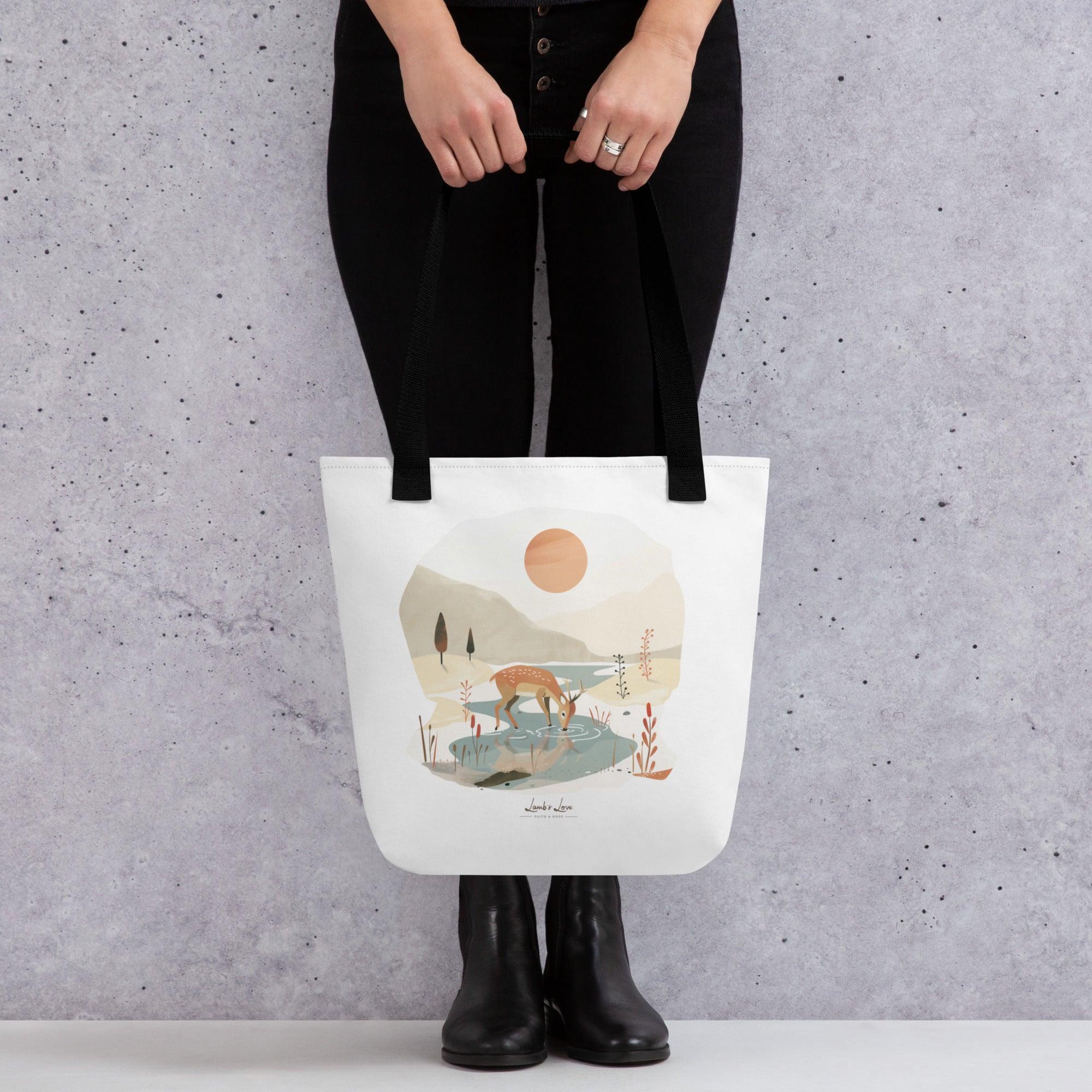 My Soul Pants for You, Tote Bag - Lamb’s Love