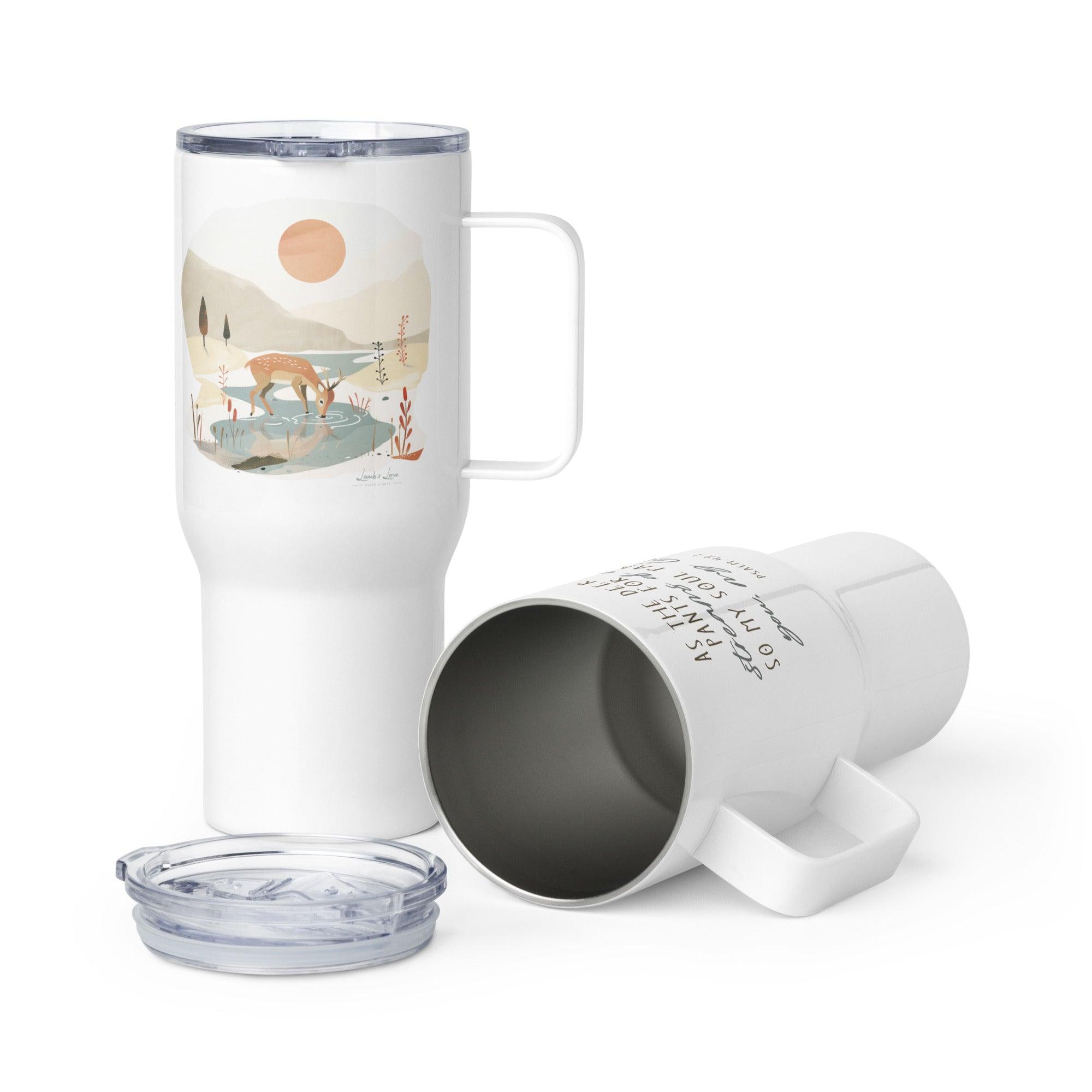 My Soul Pants for You, Travel Tumbler - Lamb’s Love