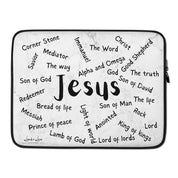 Name of Jesus, Laptop Sleeve - Lamb’s Love