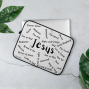 Name of Jesus, Laptop Sleeve - Lamb’s Love