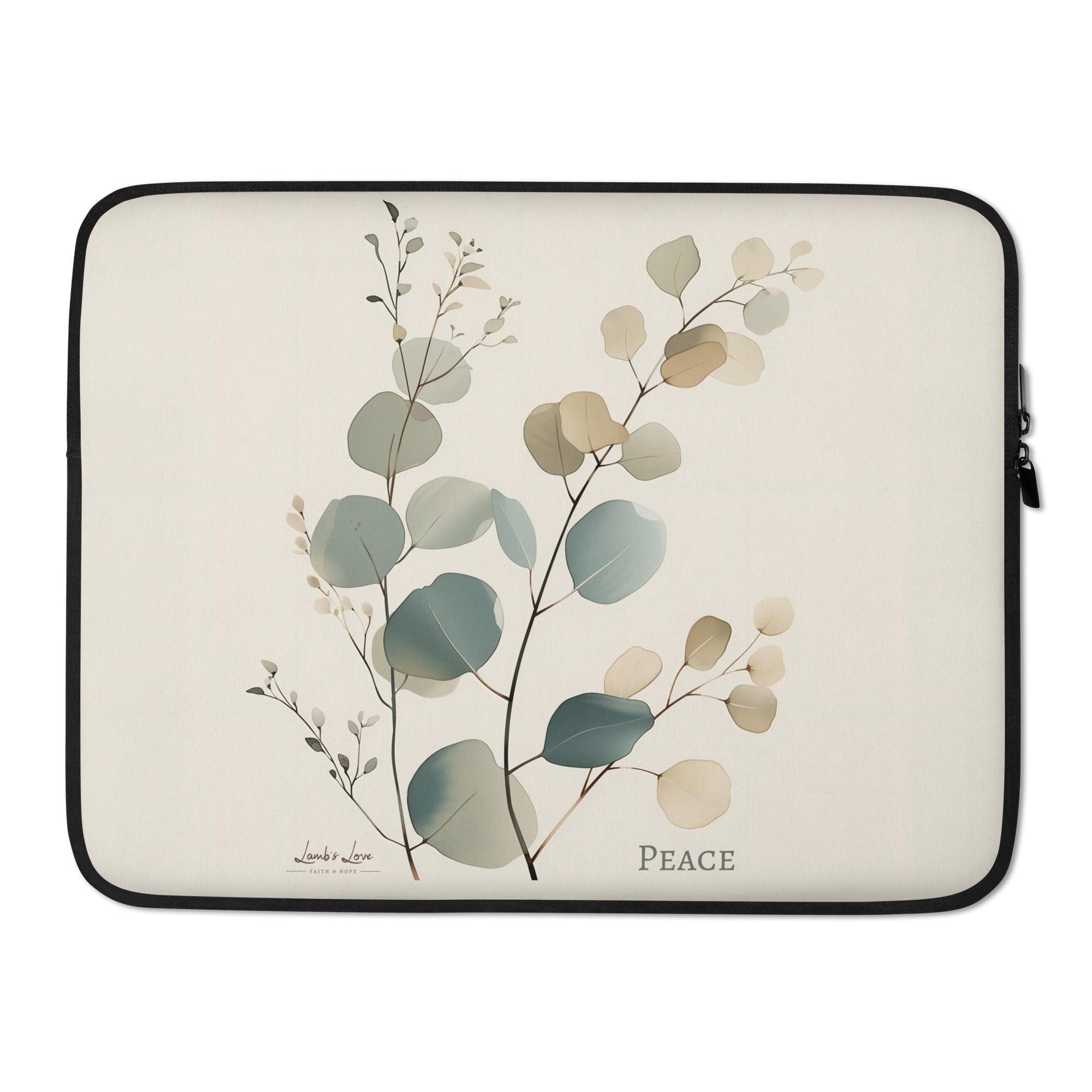 Peace in Christ, Laptop Sleeve - Lamb’s Love