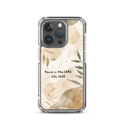 Peace in the Lord, Clear-edge Case for iPhone - Lamb’s Love