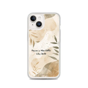 Peace in the Lord, Clear-edge Case for iPhone - Lamb’s Love