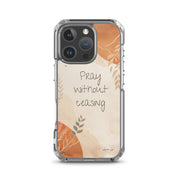 Pray without Ceasing, Clear - edge Case for iPhone - Lamb’s Love