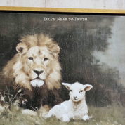 Christian wall art collection featuring gospel-centered canvas art, Scripture artwork, and faith-inspired home decor by Lamb’s Love