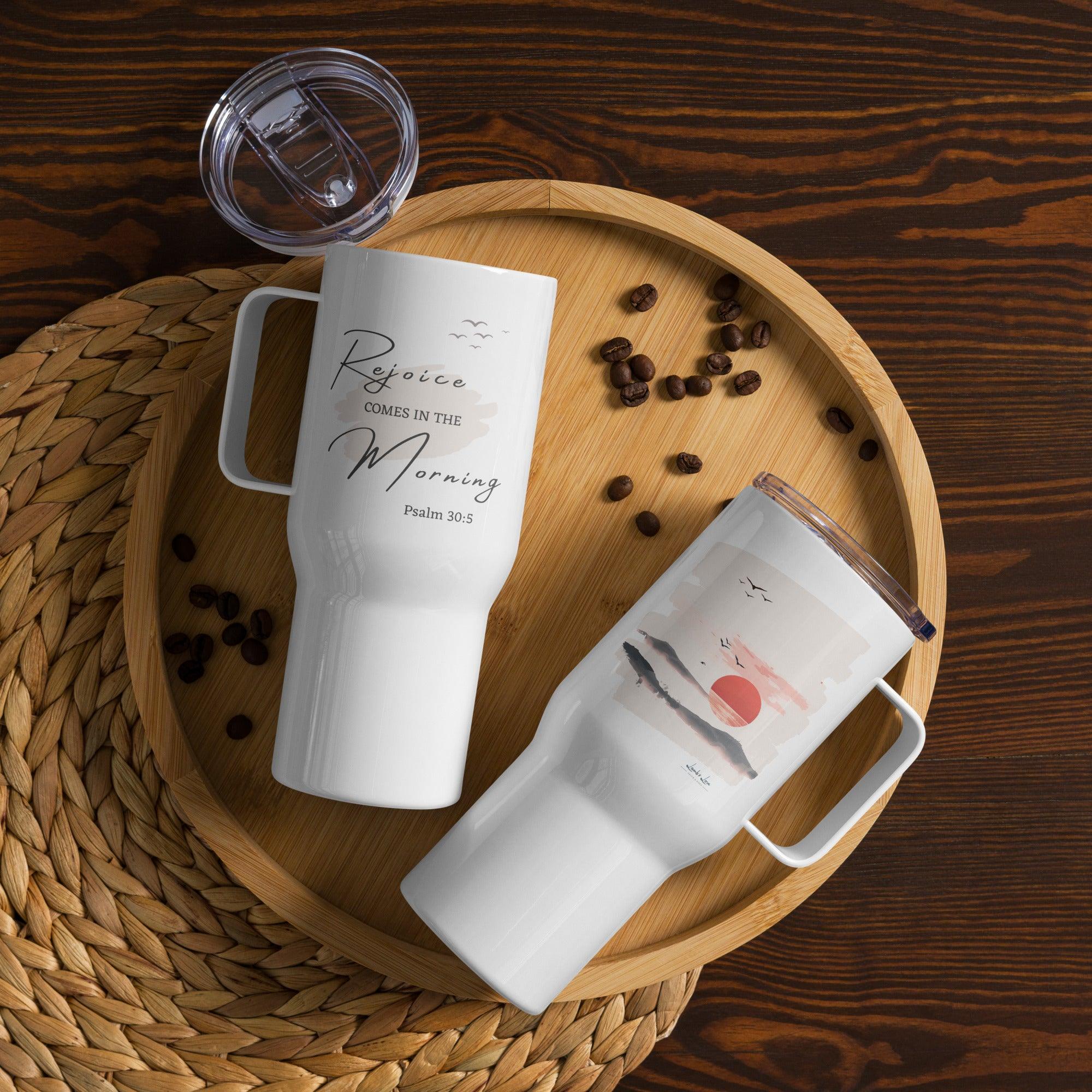 Rejoice in the Morning, Travel Tumbler - Lamb’s Love