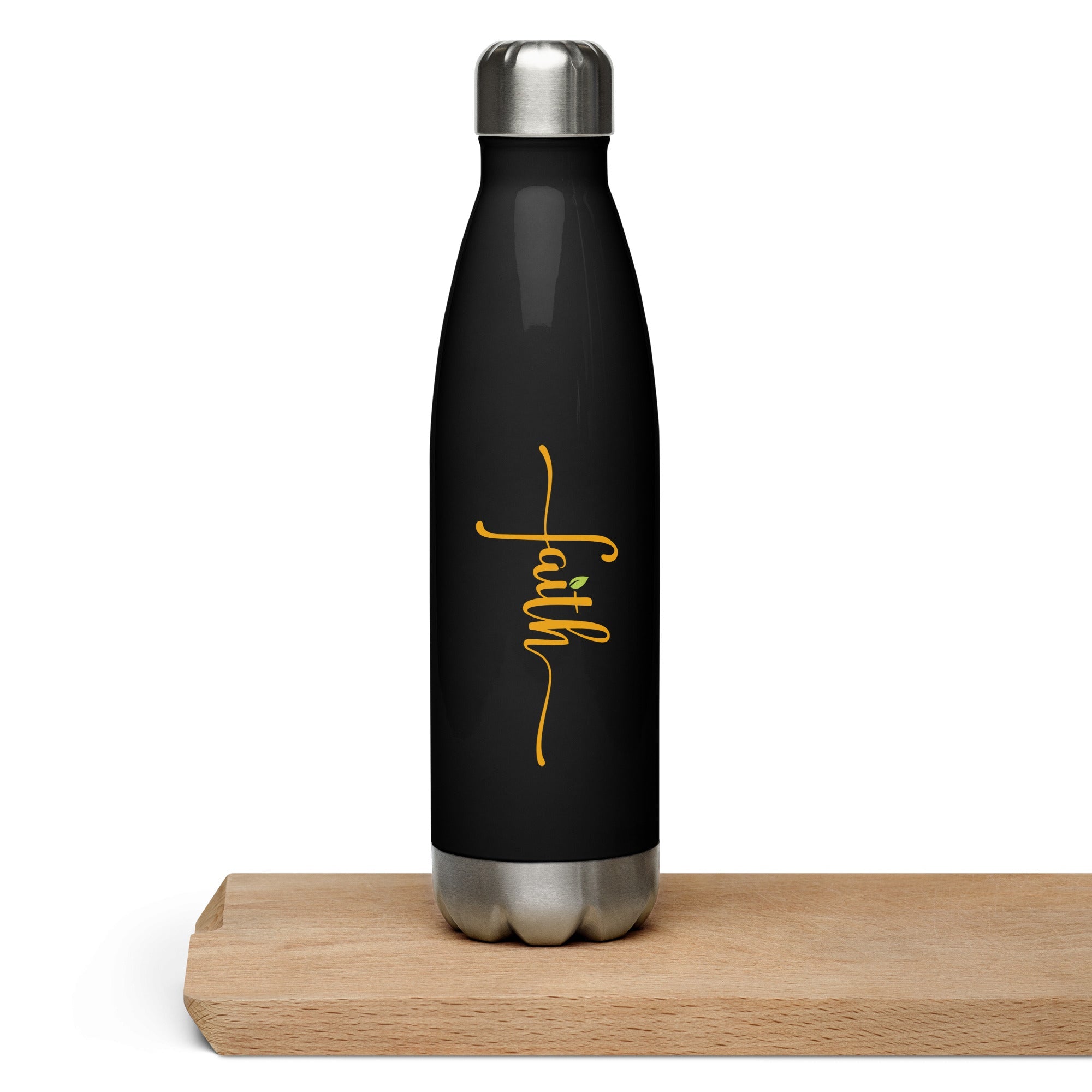 Renewed in Faith, Insulated Water Bottle 17 oz - Lamb’s Love