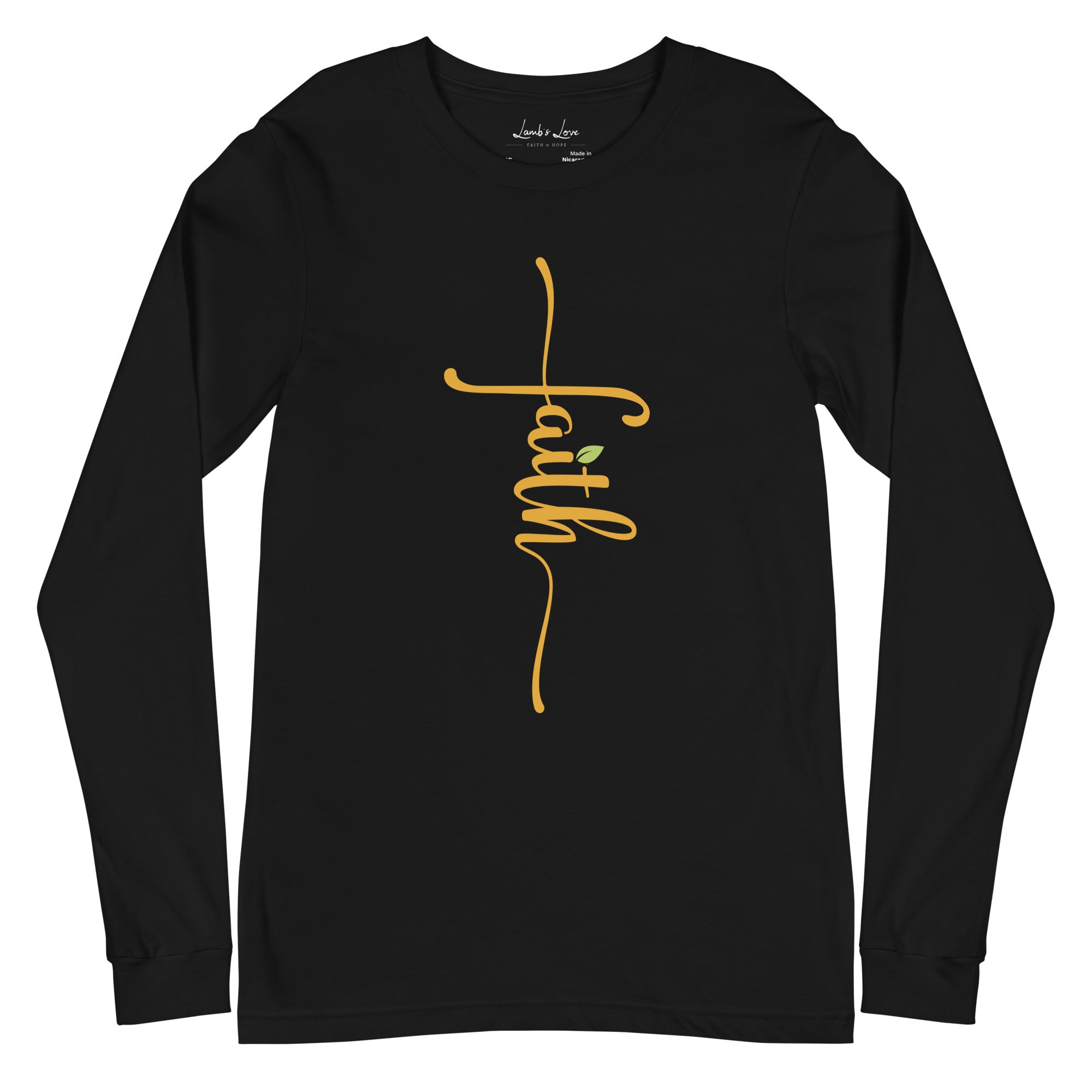 Renewed in Faith, Women's Long Sleeve Tee - Lamb’s Love