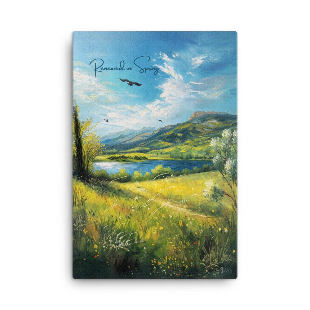 Renewed in Spring, Canvas - Lamb’s Love