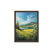 Renewed in Spring, Framed Canvas - Lamb’s Love