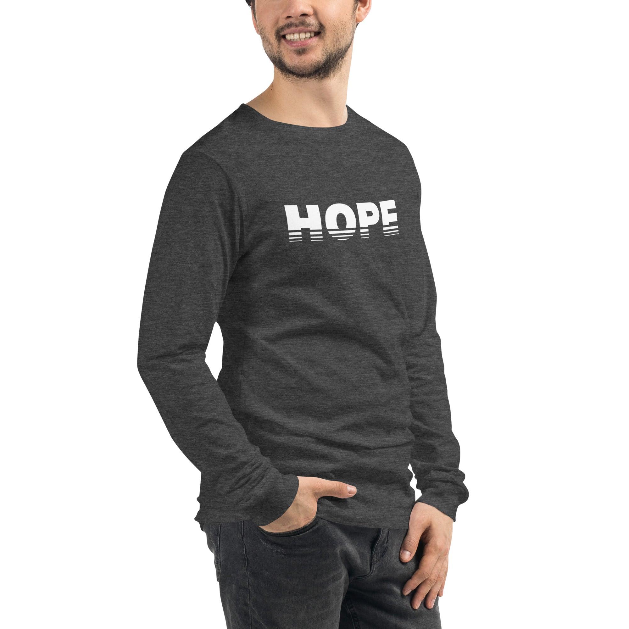 Rising HOPE, Men's Long Sleeve Tee - Lamb’s Love