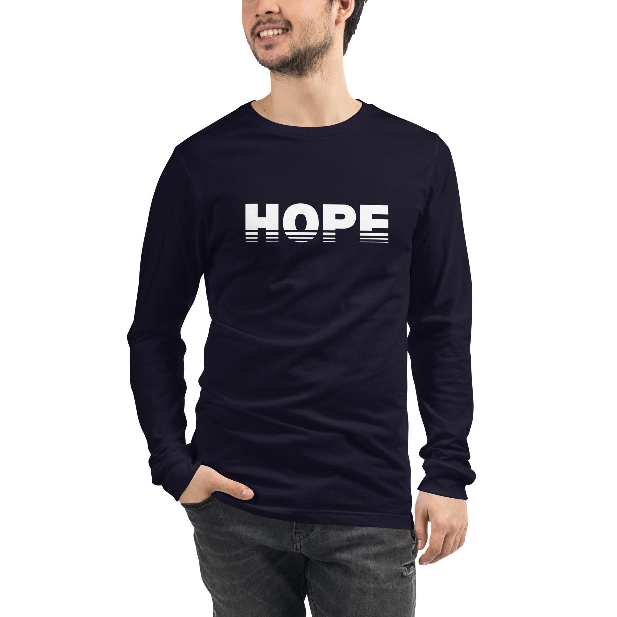 Rising HOPE, Men's Long Sleeve Tee - Lamb’s Love