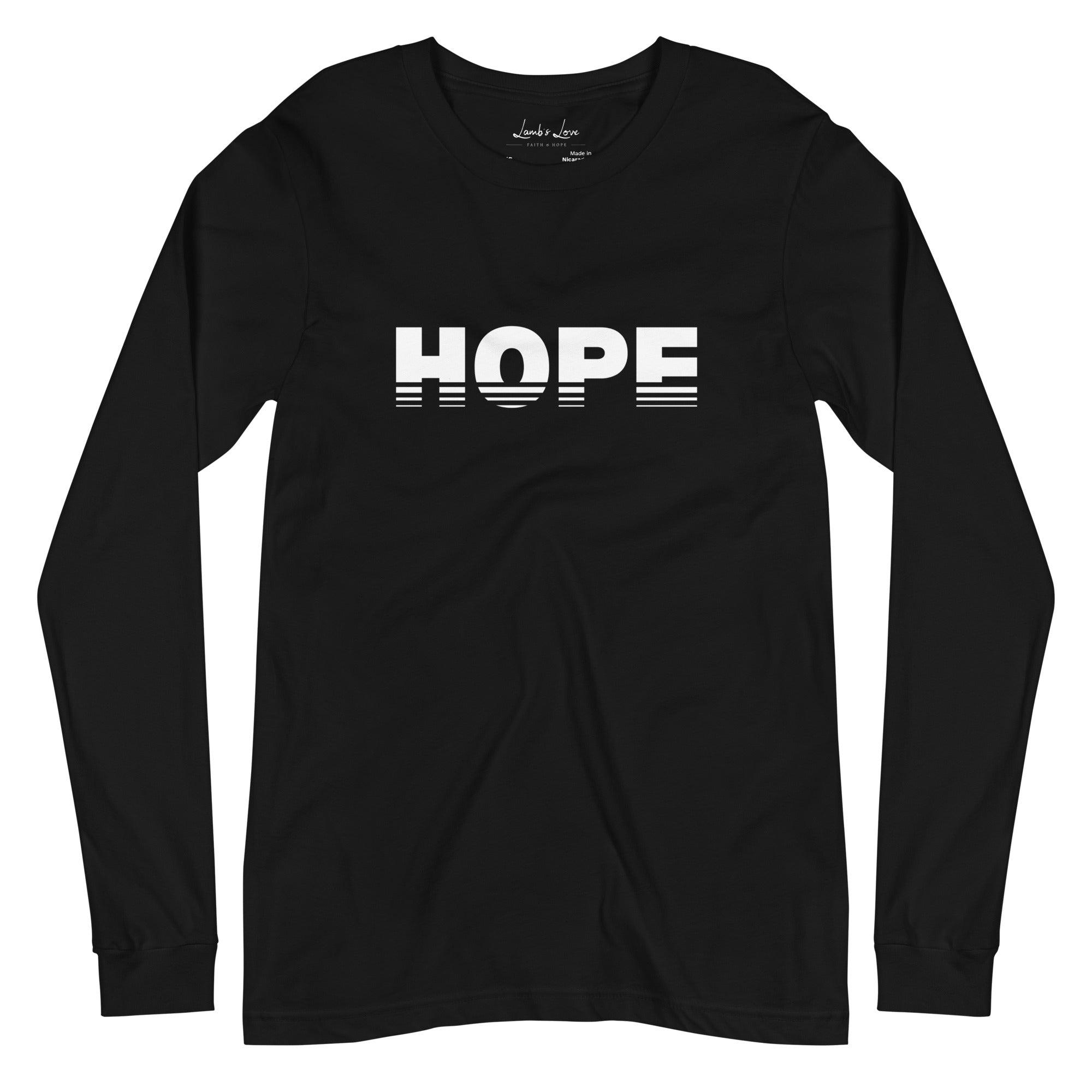 Rising HOPE, Men's Long Sleeve Tee - Lamb’s Love