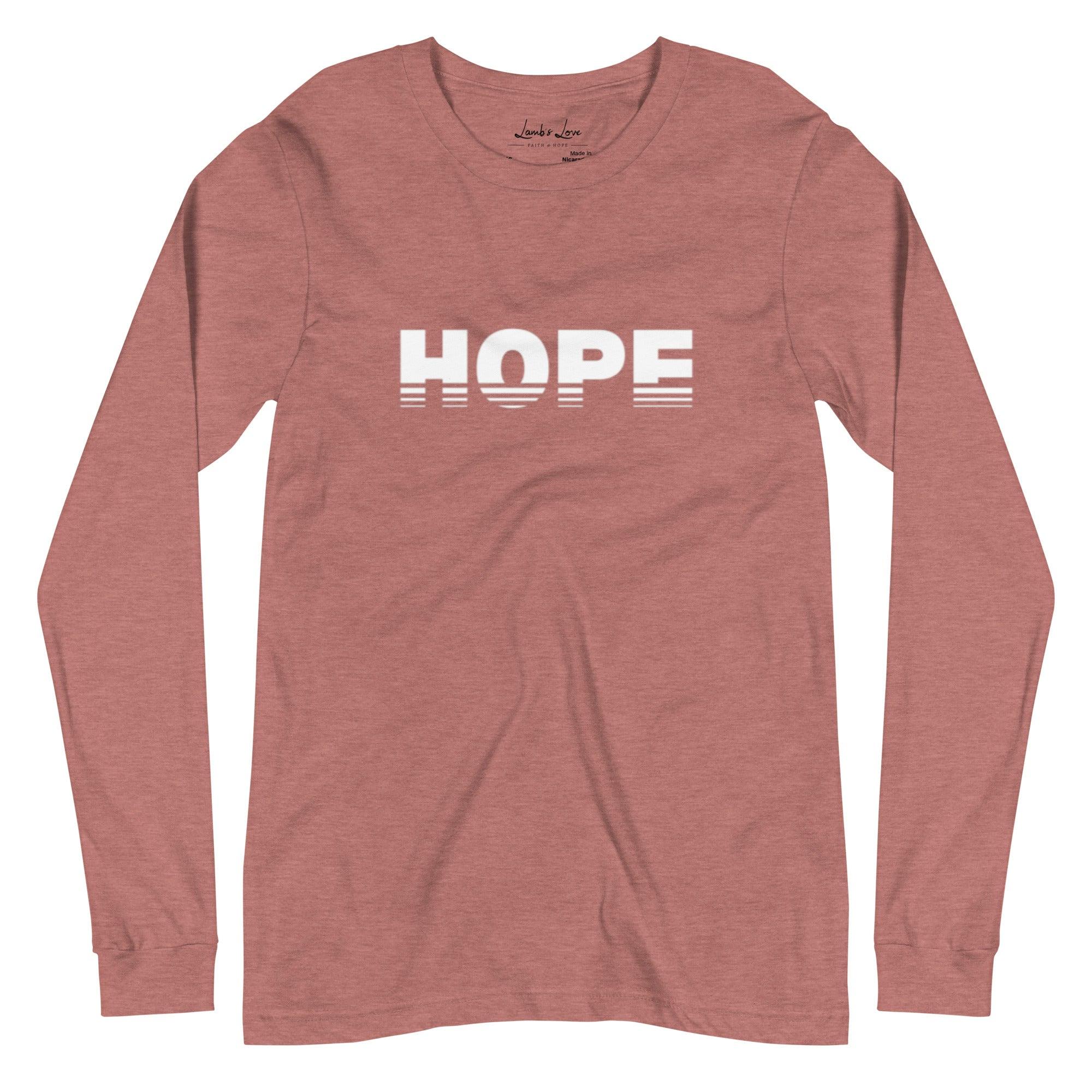 Rising HOPE, Women's Long Sleeve Tee - Lamb’s Love