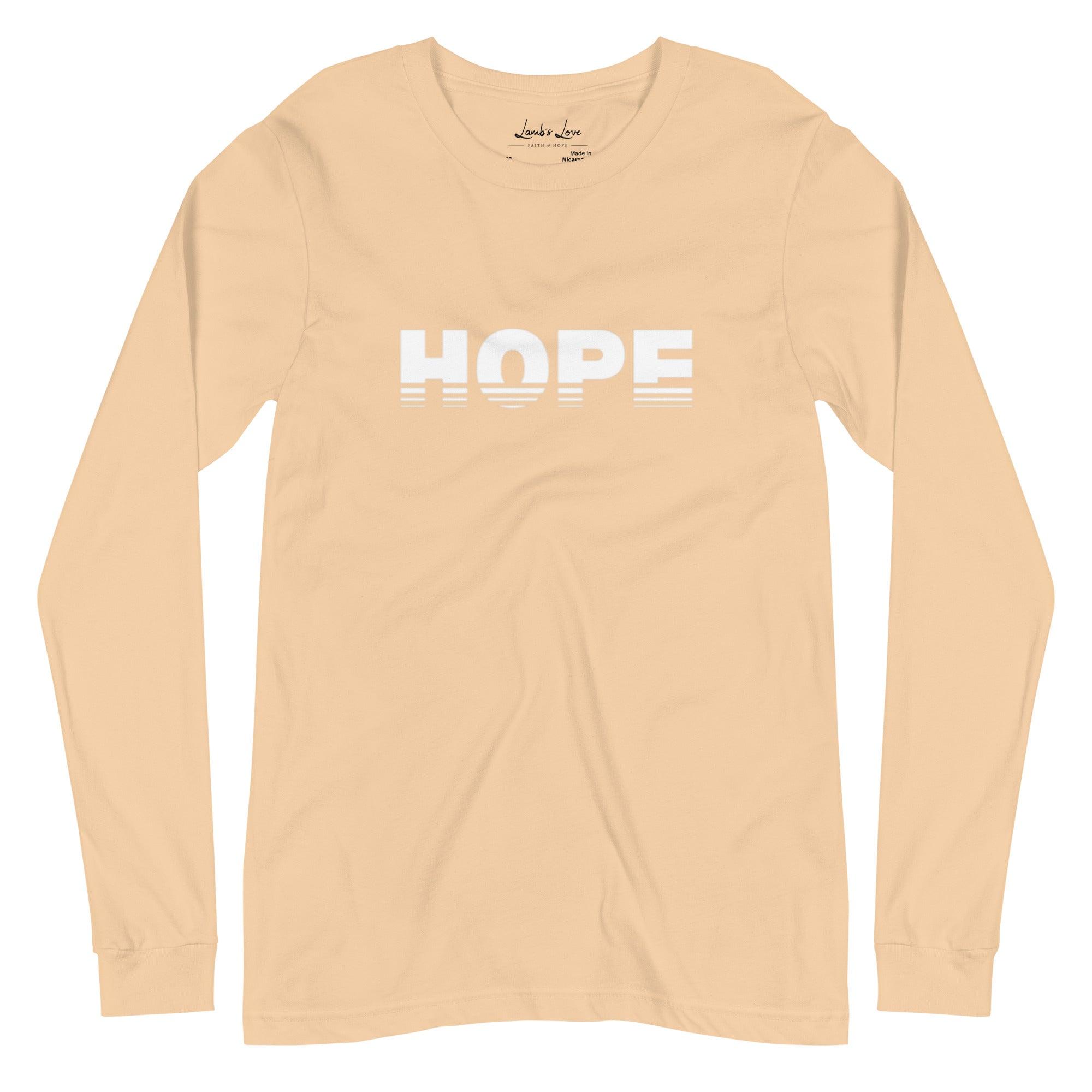 Rising HOPE, Women's Long Sleeve Tee - Lamb’s Love