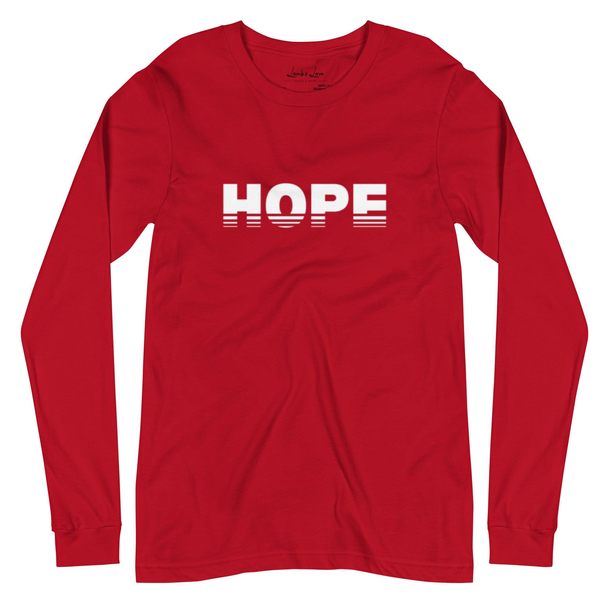 Rising HOPE, Women's Long Sleeve Tee - Lamb’s Love