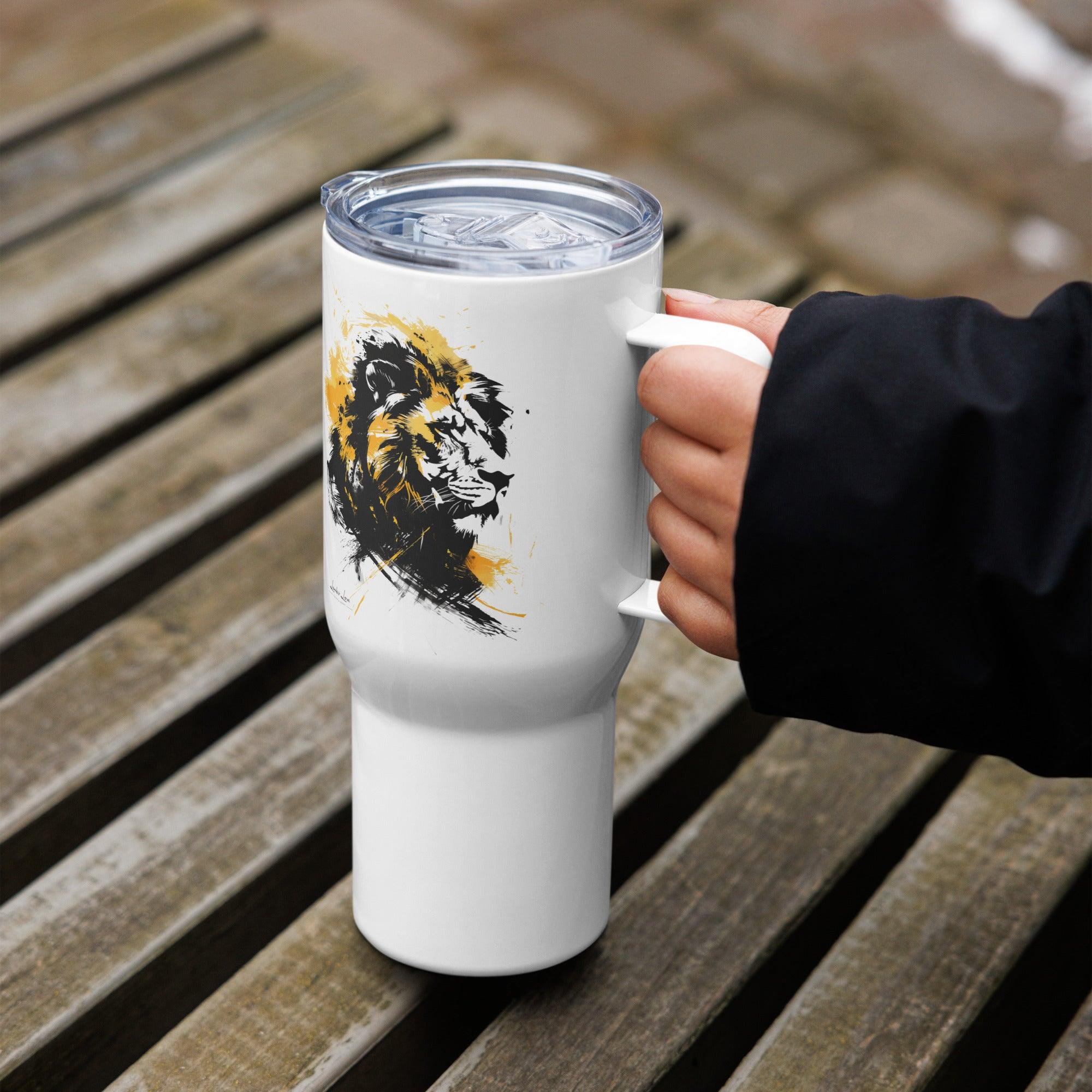 Roar Like A Lion, Travel Tumbler - Lamb’s Love