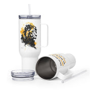 Roar Like A Lion, Travel Tumbler - Lamb’s Love