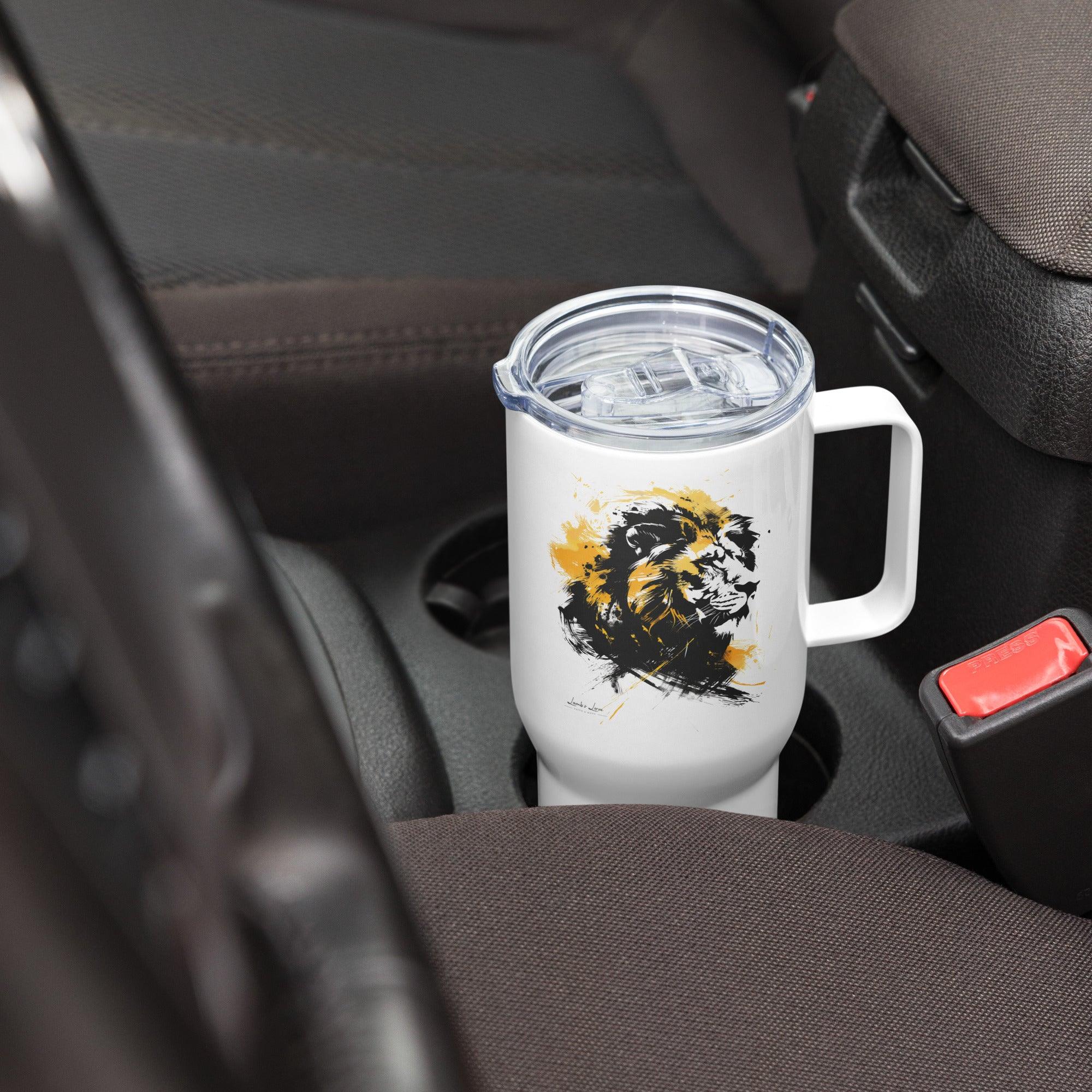 Roar Like A Lion, Travel Tumbler - Lamb’s Love