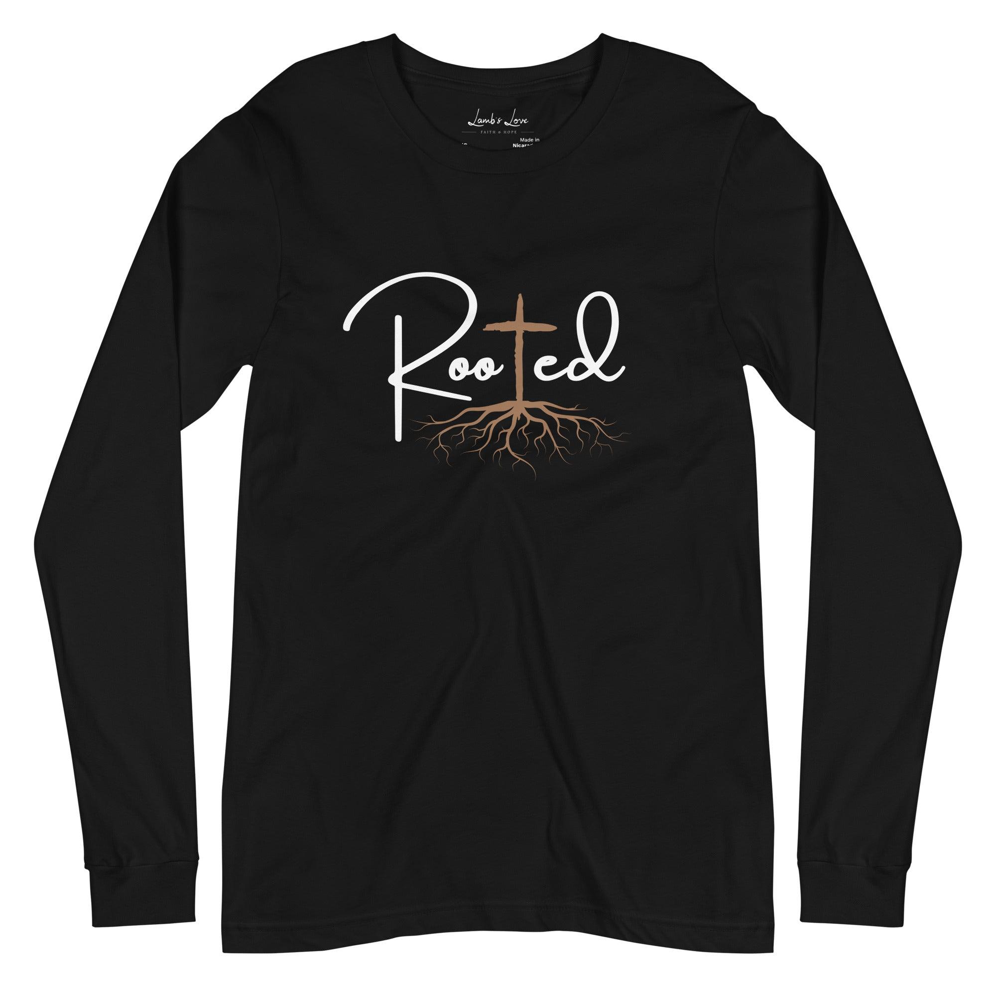 Rooted, Women's Long Sleeve Tee - Lamb’s Love