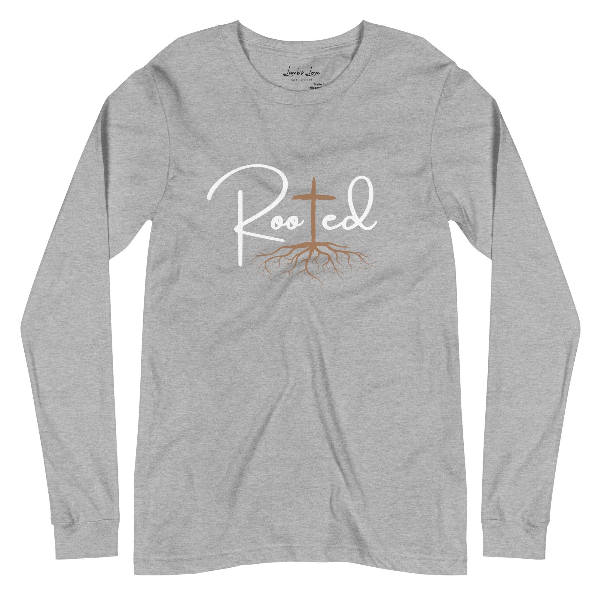 Rooted, Women's Long Sleeve Tee - Lamb’s Love