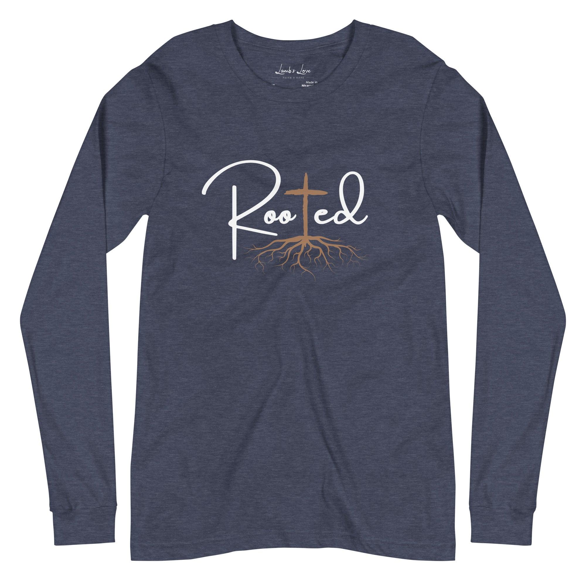 Rooted, Women's Long Sleeve Tee - Lamb’s Love