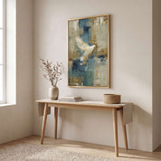 Contemporary White Dove Wall Art | Holy Spirit Christian Canvas