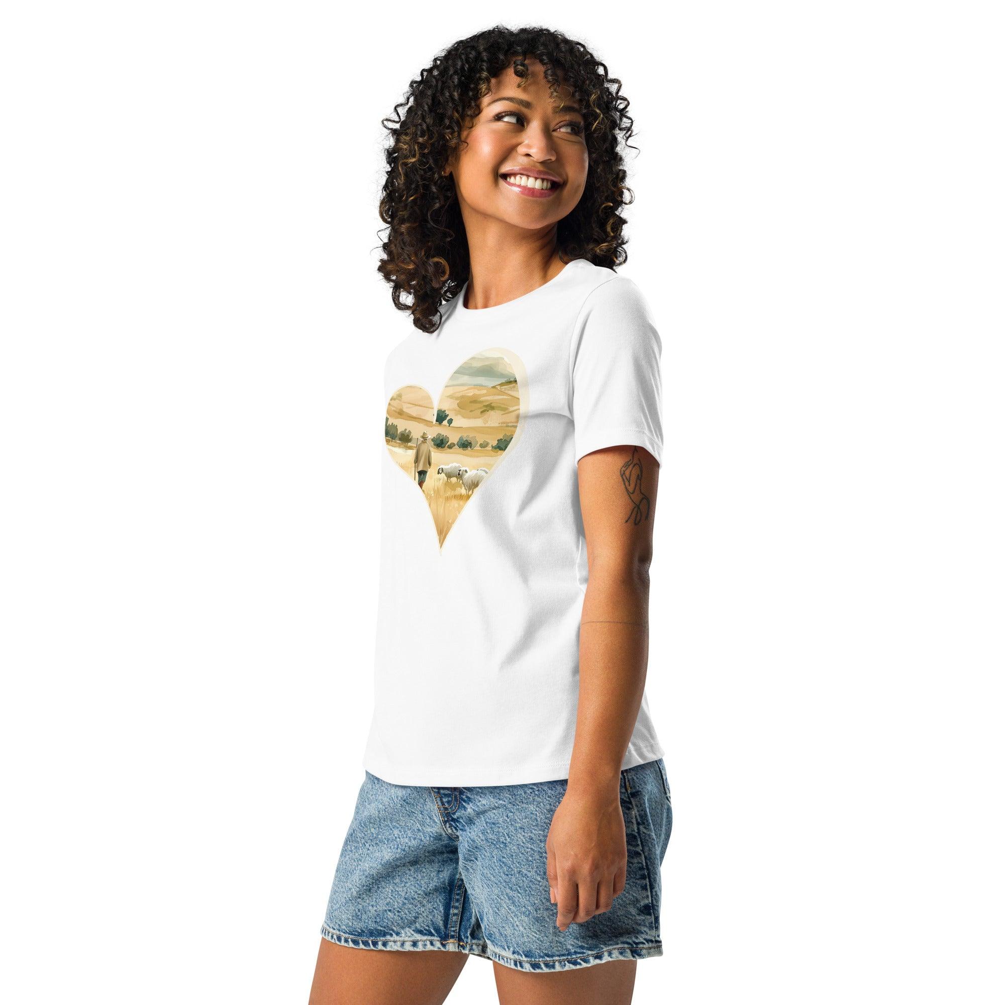 Shepherd's Heart, Women's T-Shirt - Lamb’s Love