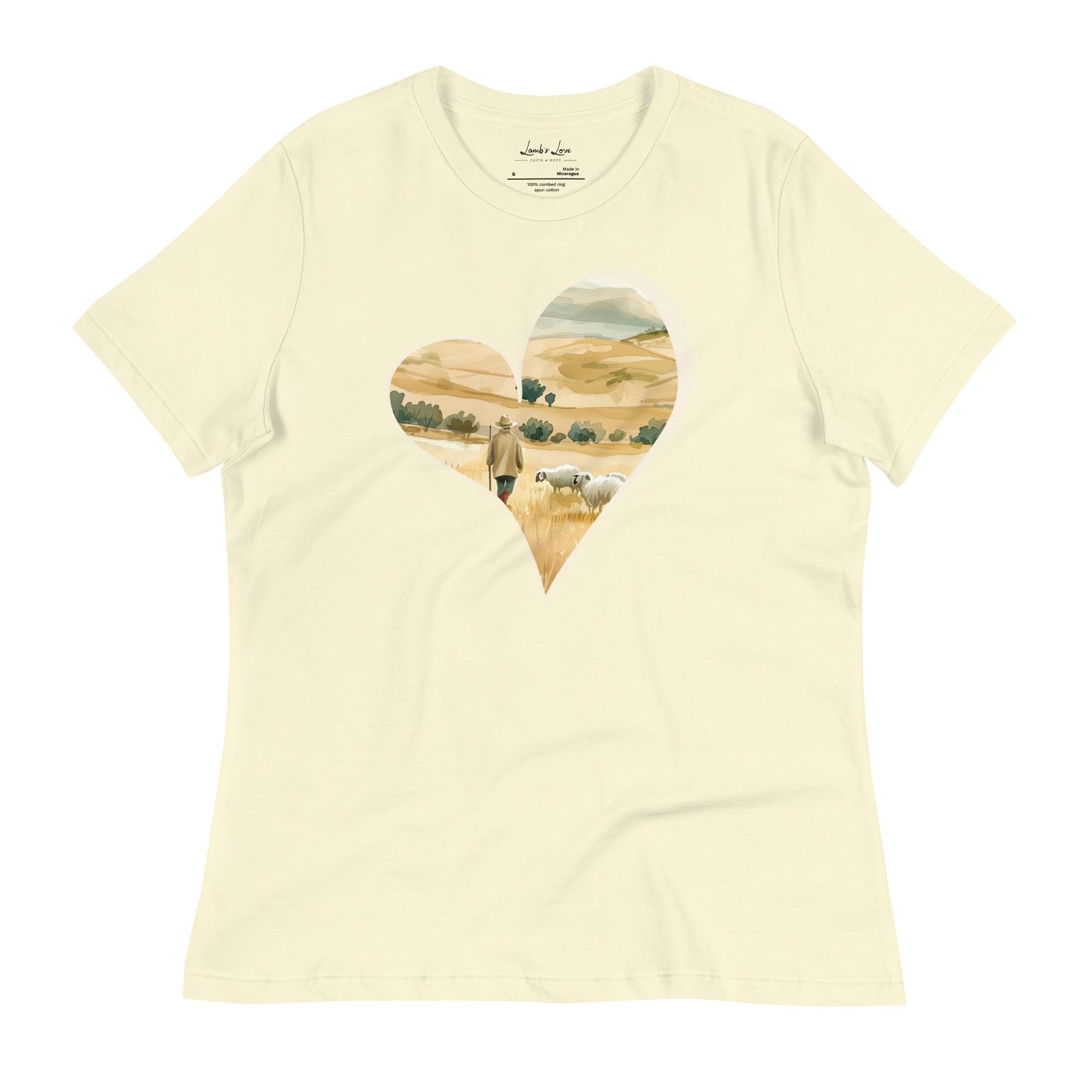 Shepherd's Heart, Women's T-Shirt - Lamb’s Love