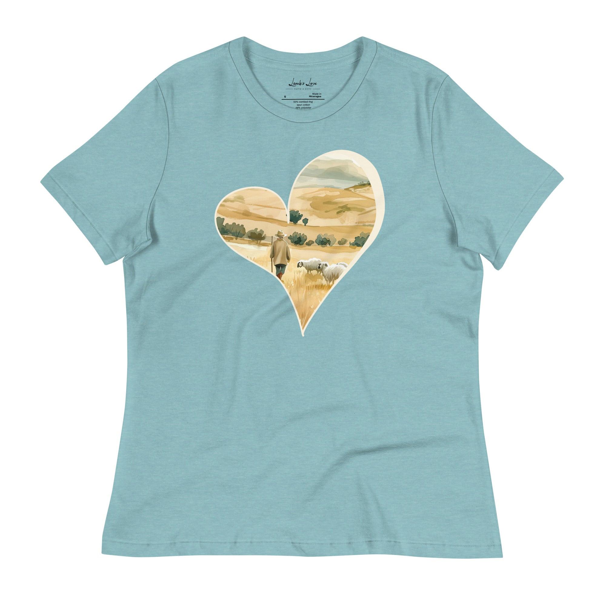 Shepherd's Heart, Women's T-Shirt - Lamb’s Love