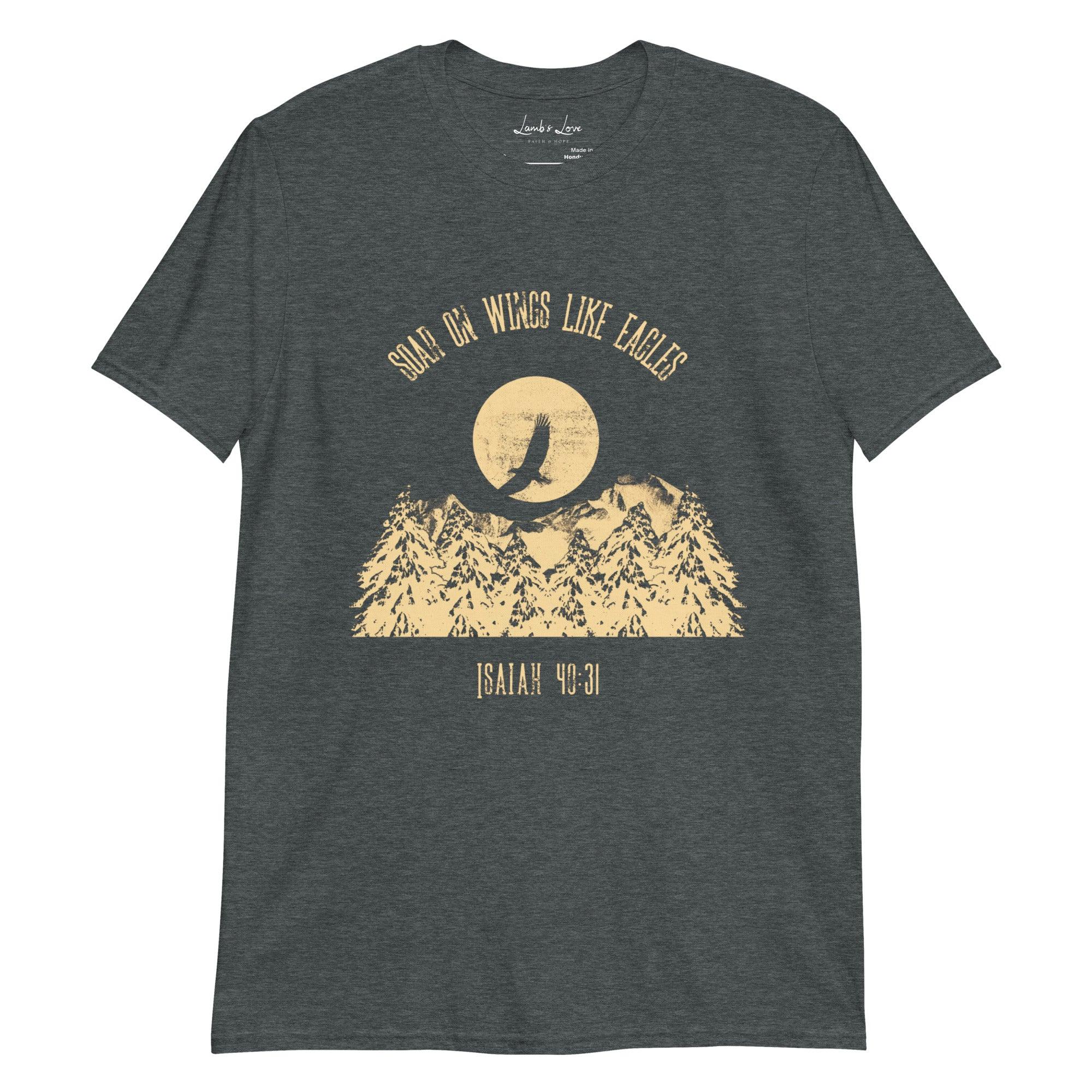 Soar Like Eagle, Men's T-Shirt - Lamb’s Love