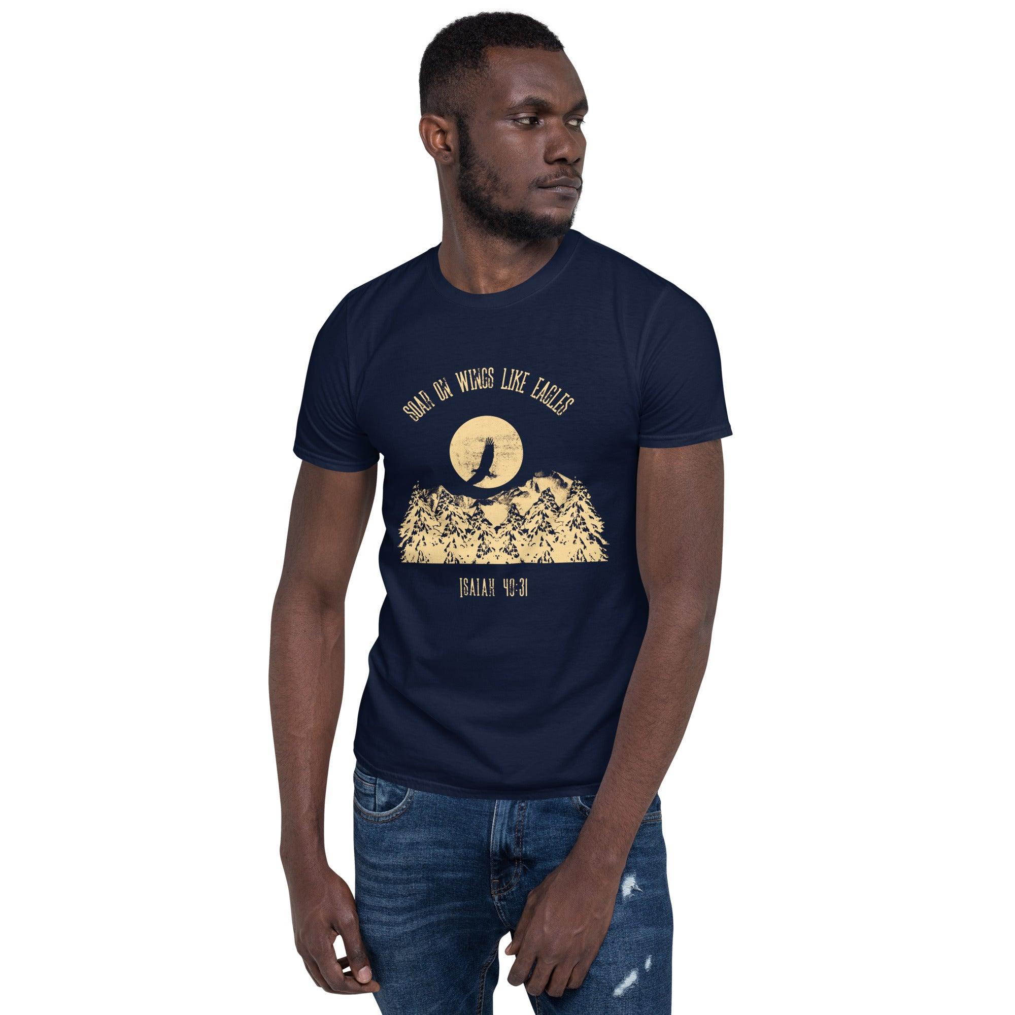 Soar Like Eagle, Men's T-Shirt - Lamb’s Love