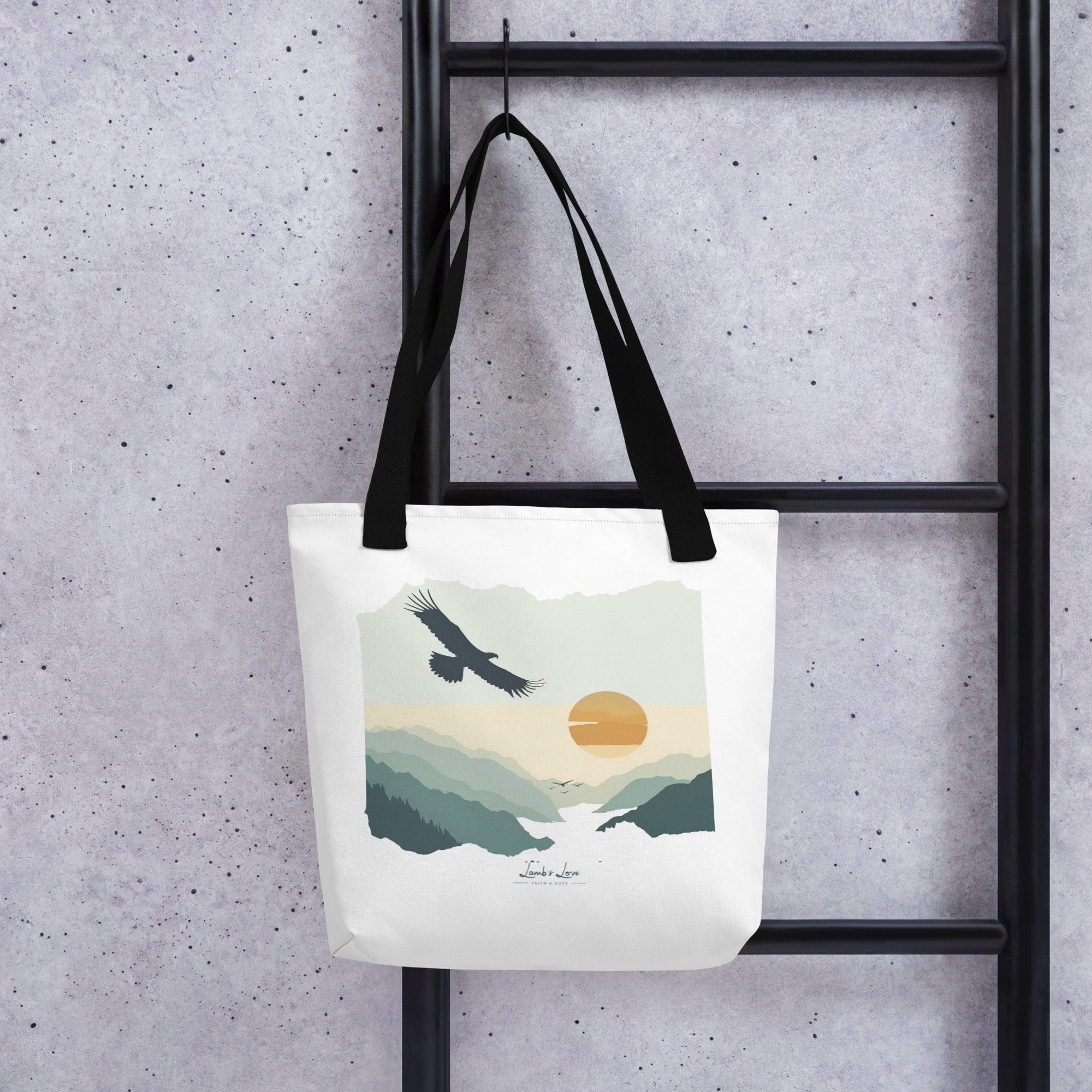 Soar Like Eagle, Tote Bag - Lamb’s Love