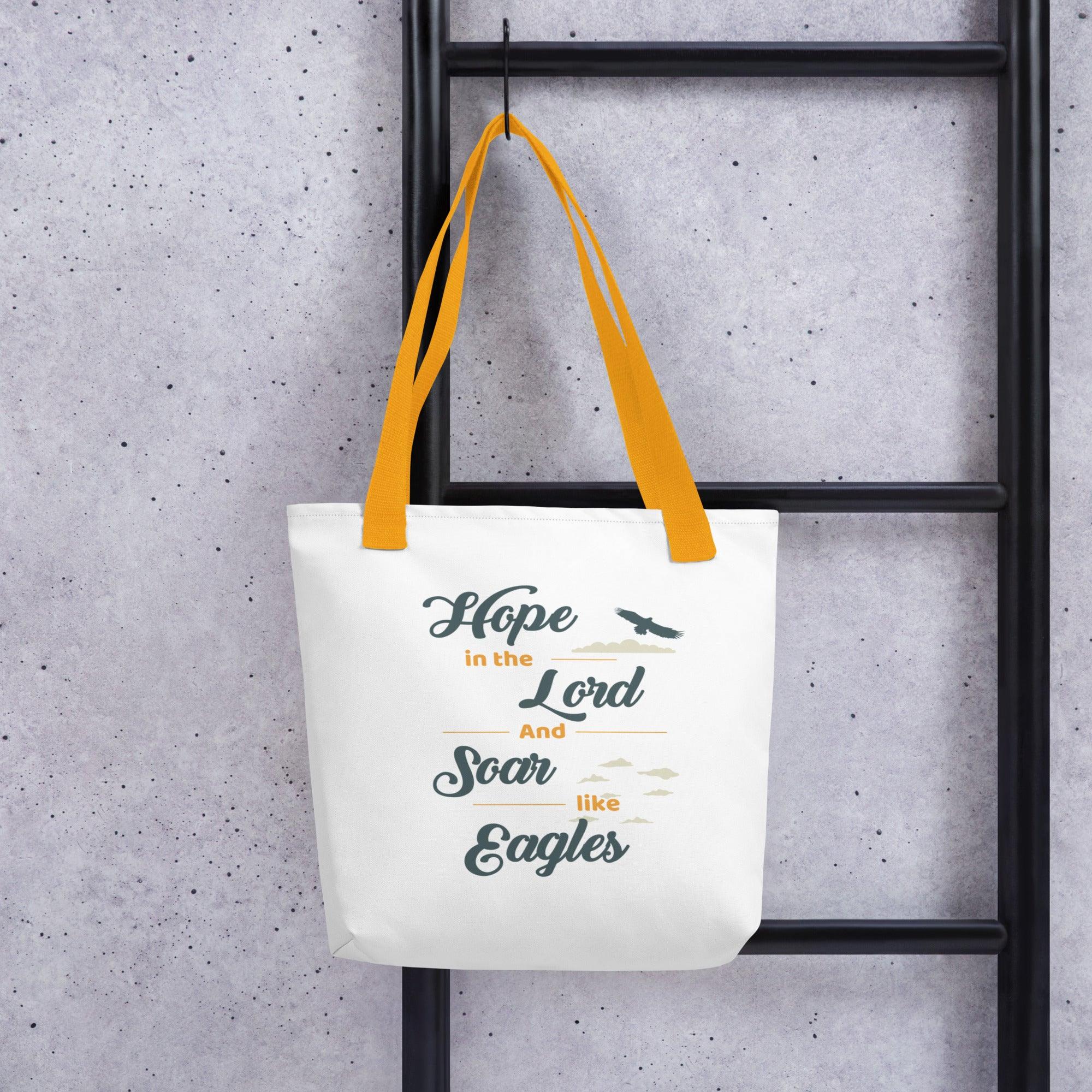 Soar Like Eagle, Tote Bag - Lamb’s Love