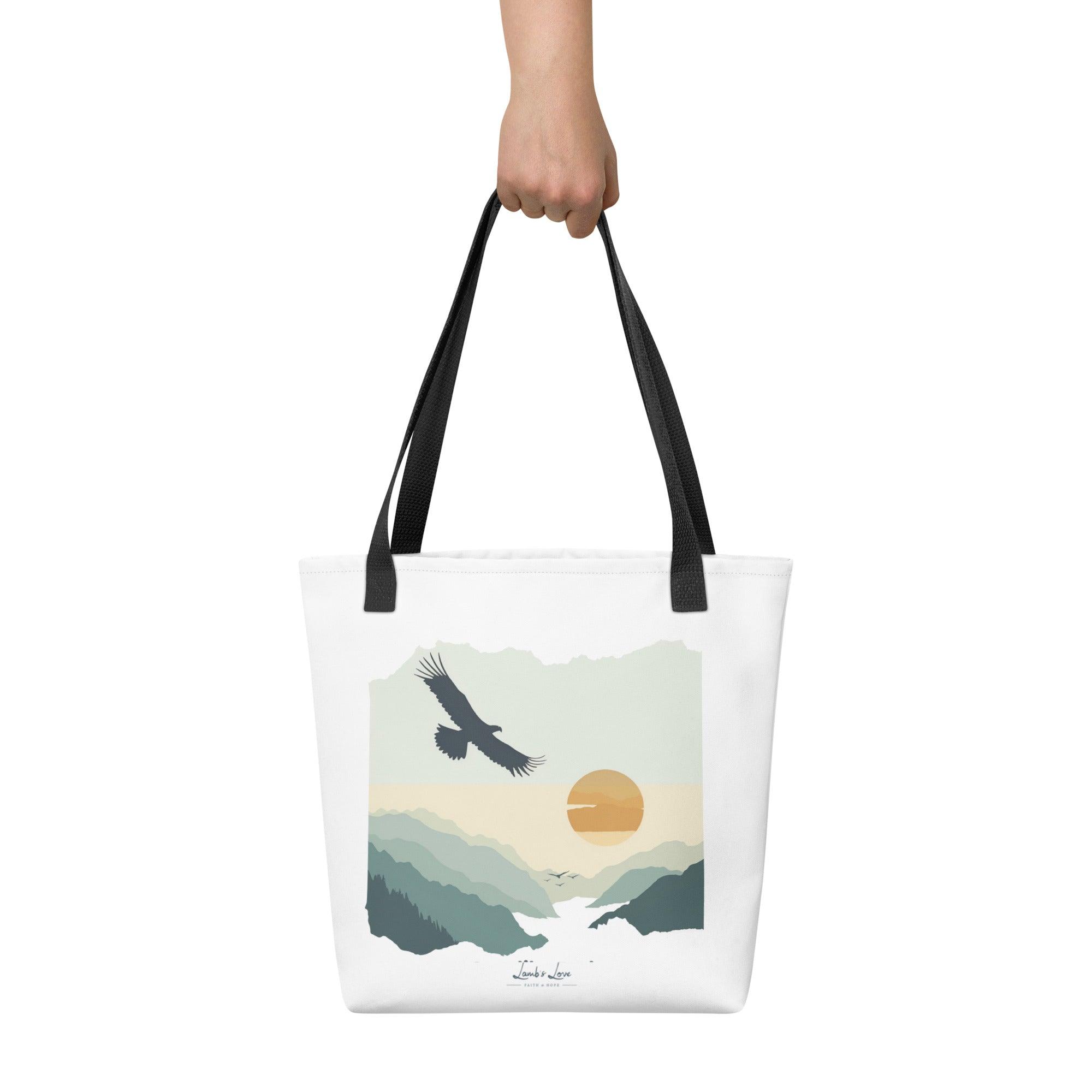 Soar Like Eagle, Tote Bag - Lamb’s Love