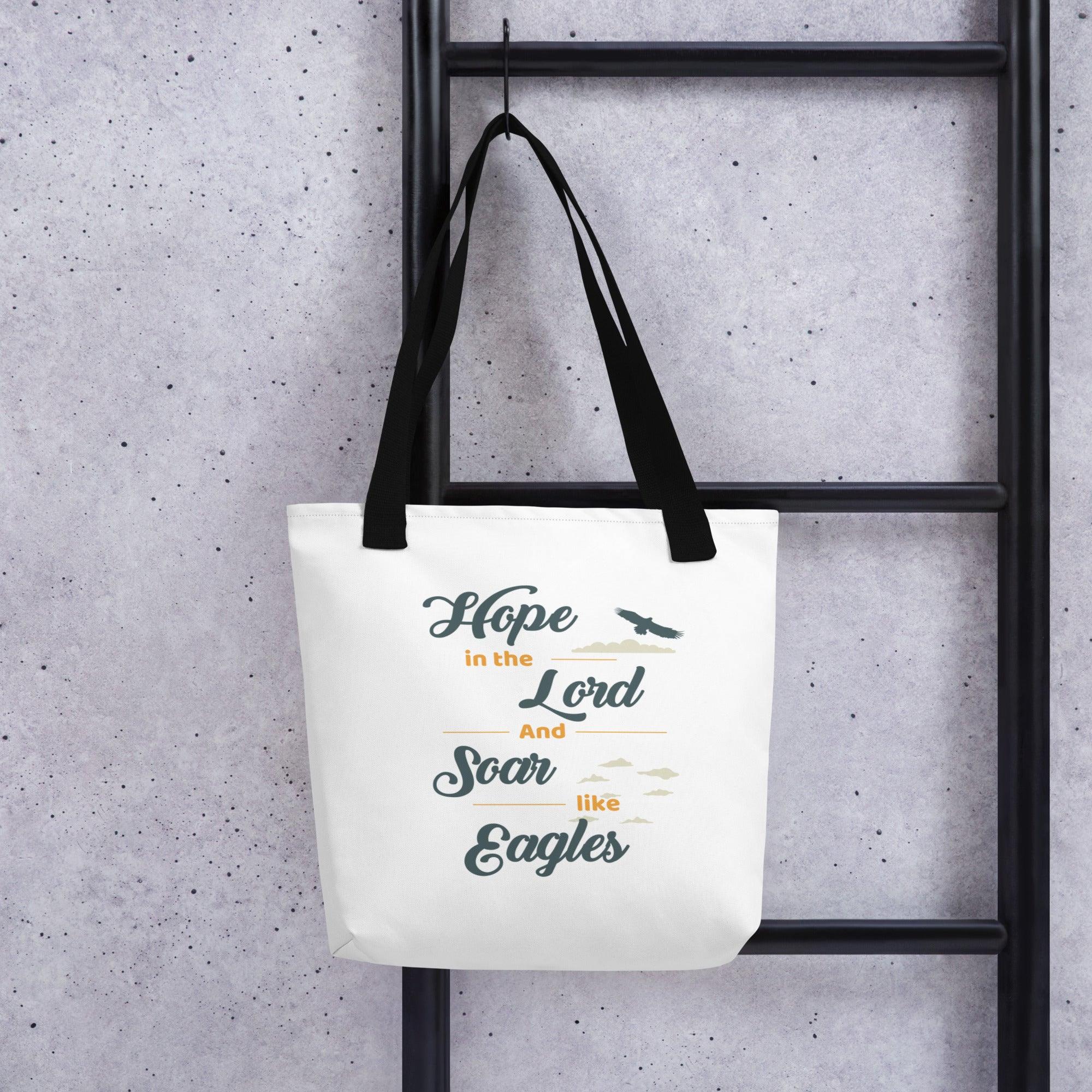 Soar Like Eagle, Tote Bag - Lamb’s Love