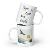 Soar Like Eagle, White Interior Mug - Lamb’s Love