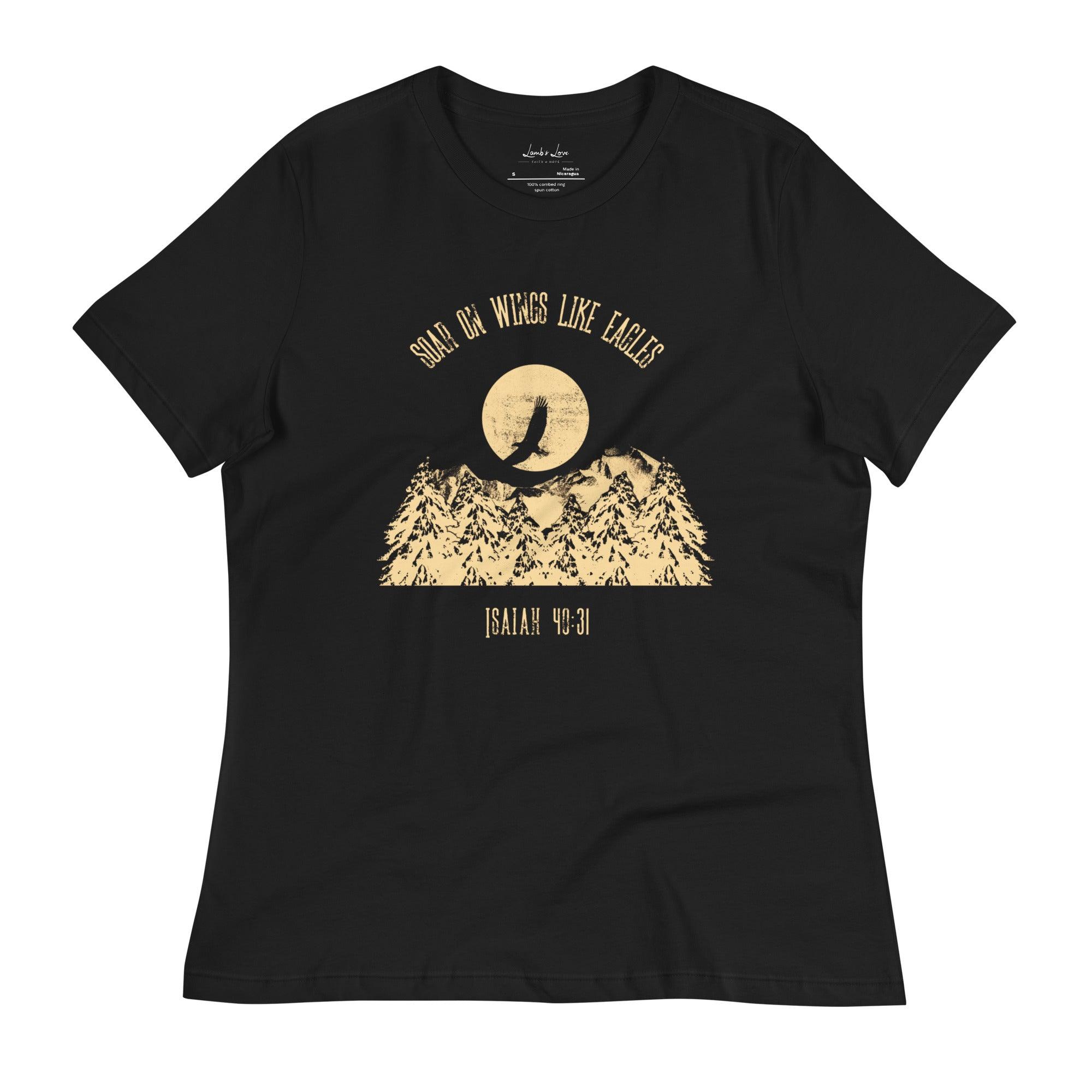 Soar Like Eagle, Women's T-Shirt - Lamb’s Love