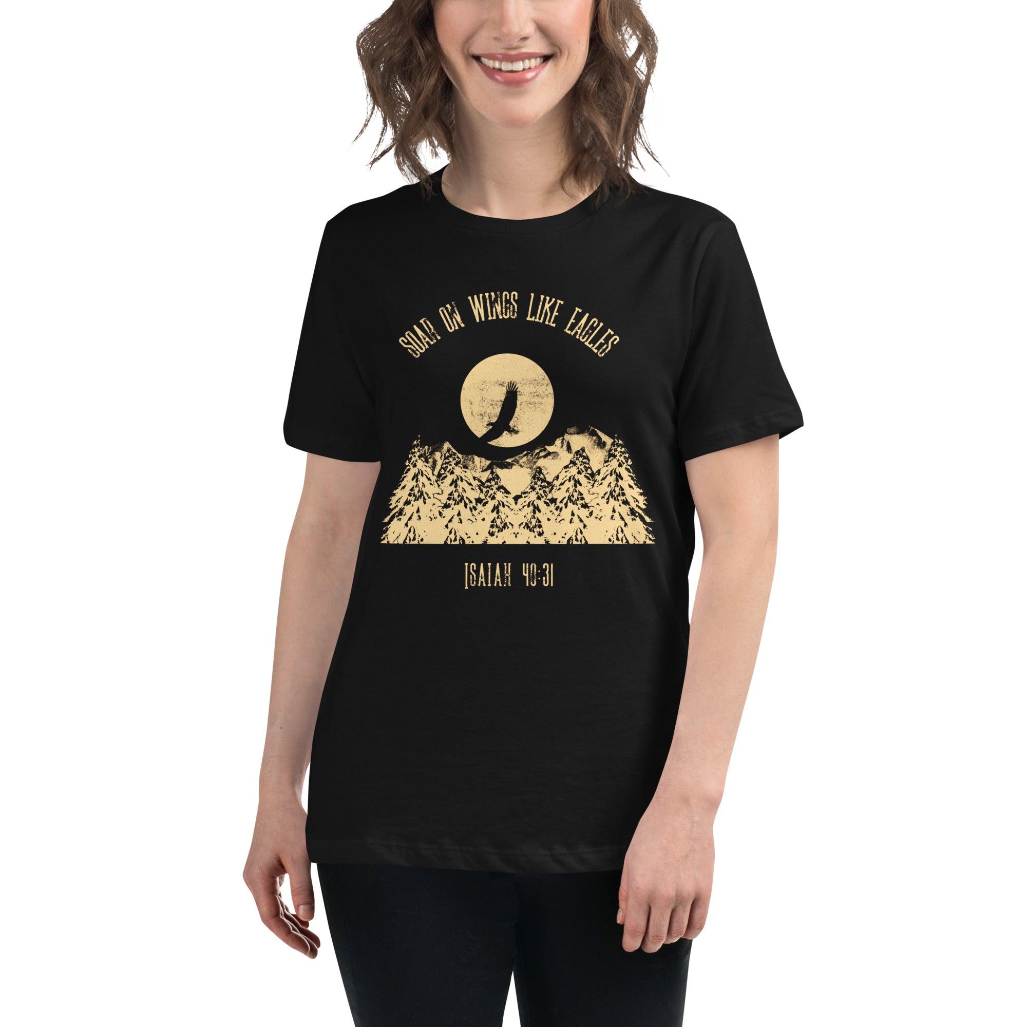 Soar Like Eagle, Women's T-Shirt - Lamb’s Love